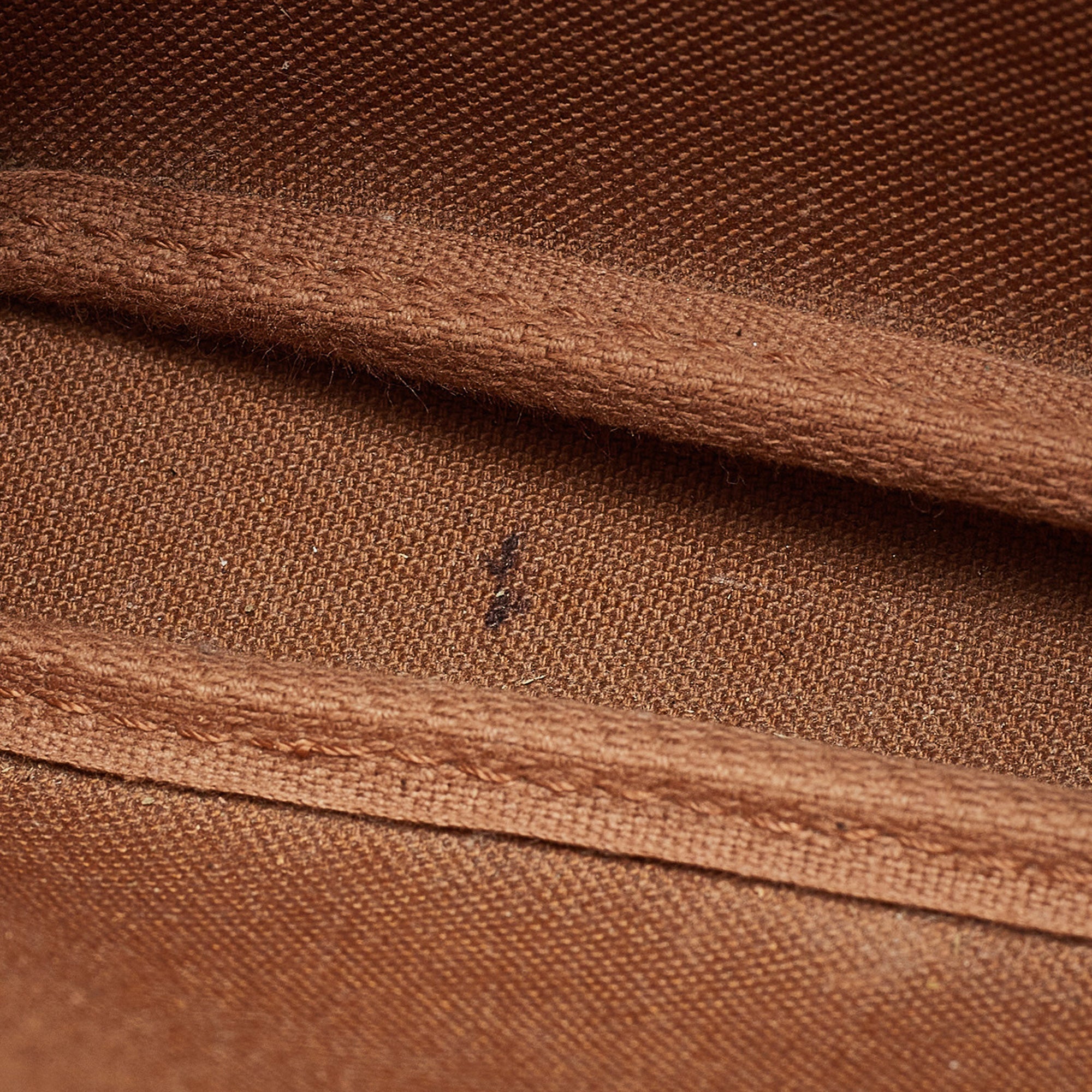 Brown Louis Vuitton Monogram Pochette Accessoires Baguette