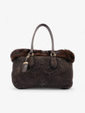 Prada Shearling Bag Brown Shearling