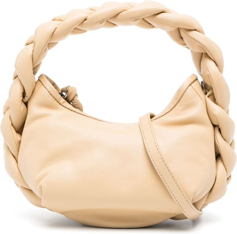 Espiga Mini Plaited-Handle Leather Handbag