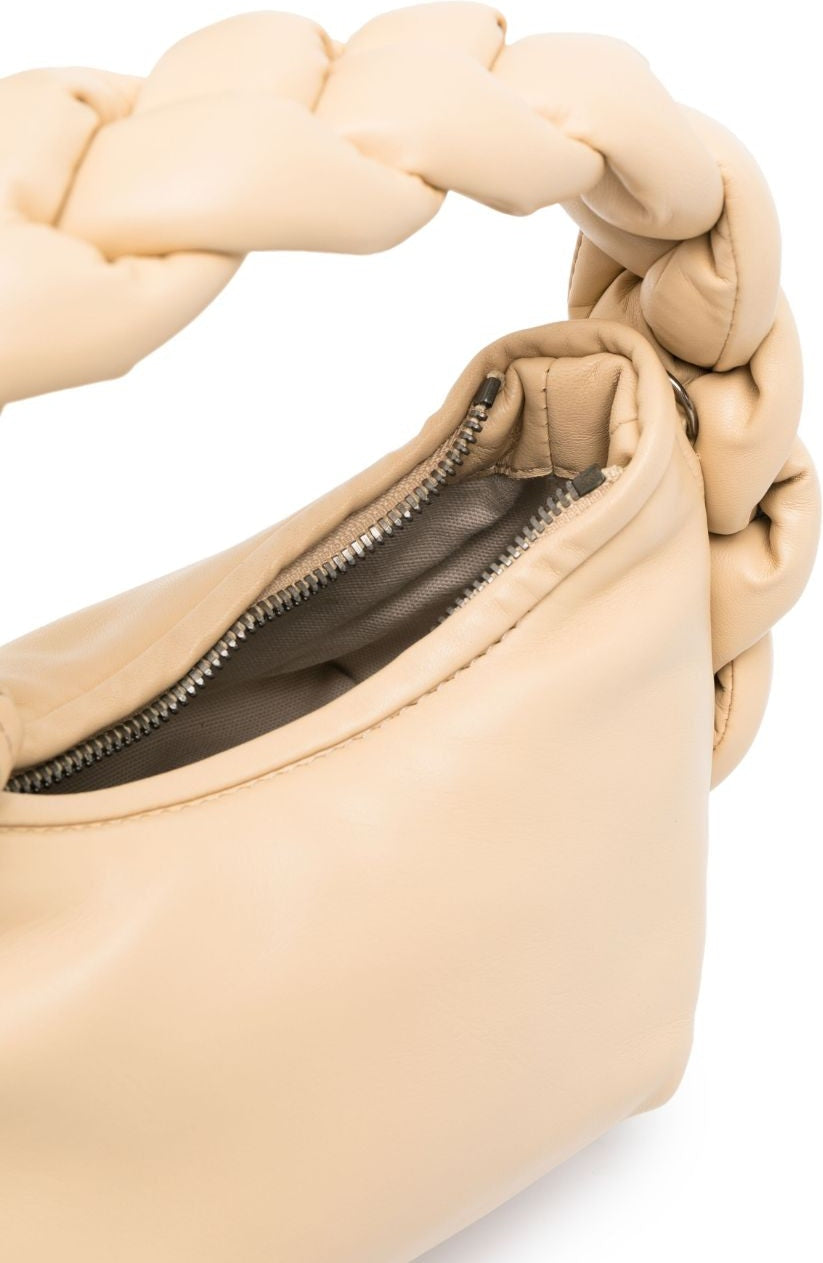 Espiga Mini Plaited-Handle Leather Handbag