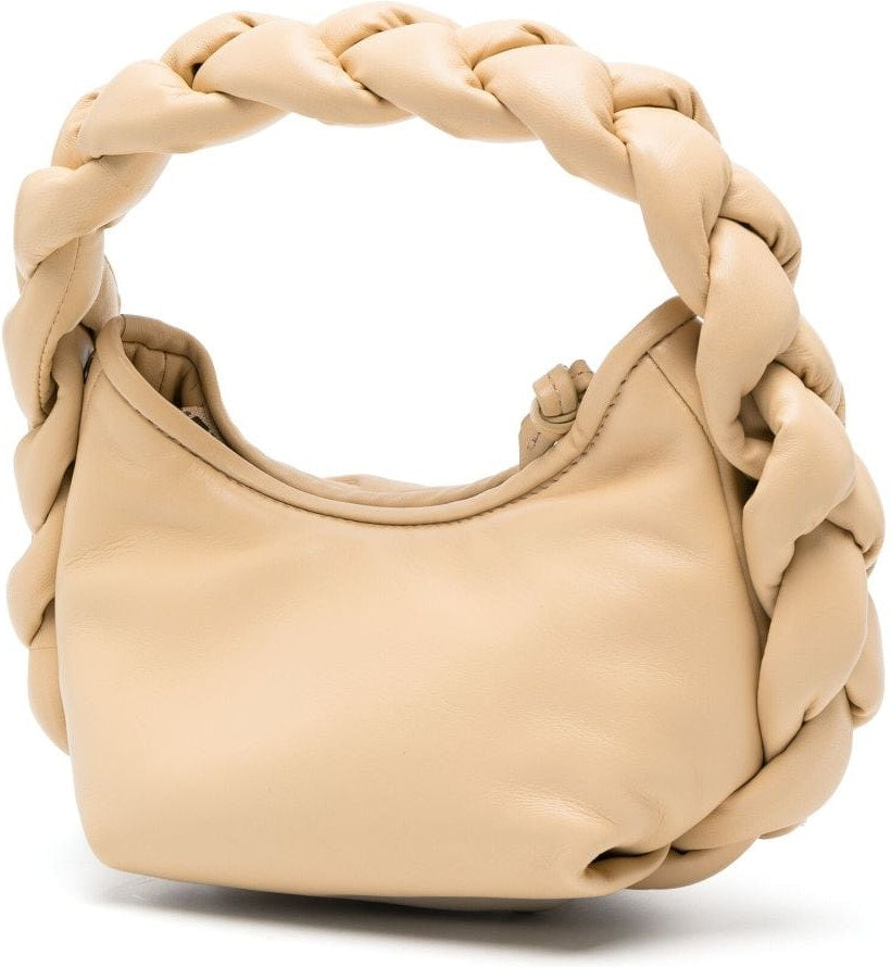 Espiga Mini Plaited-Handle Leather Handbag