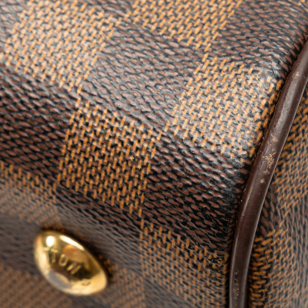Brown Louis Vuitton Damier Ebene Duomo Handbag