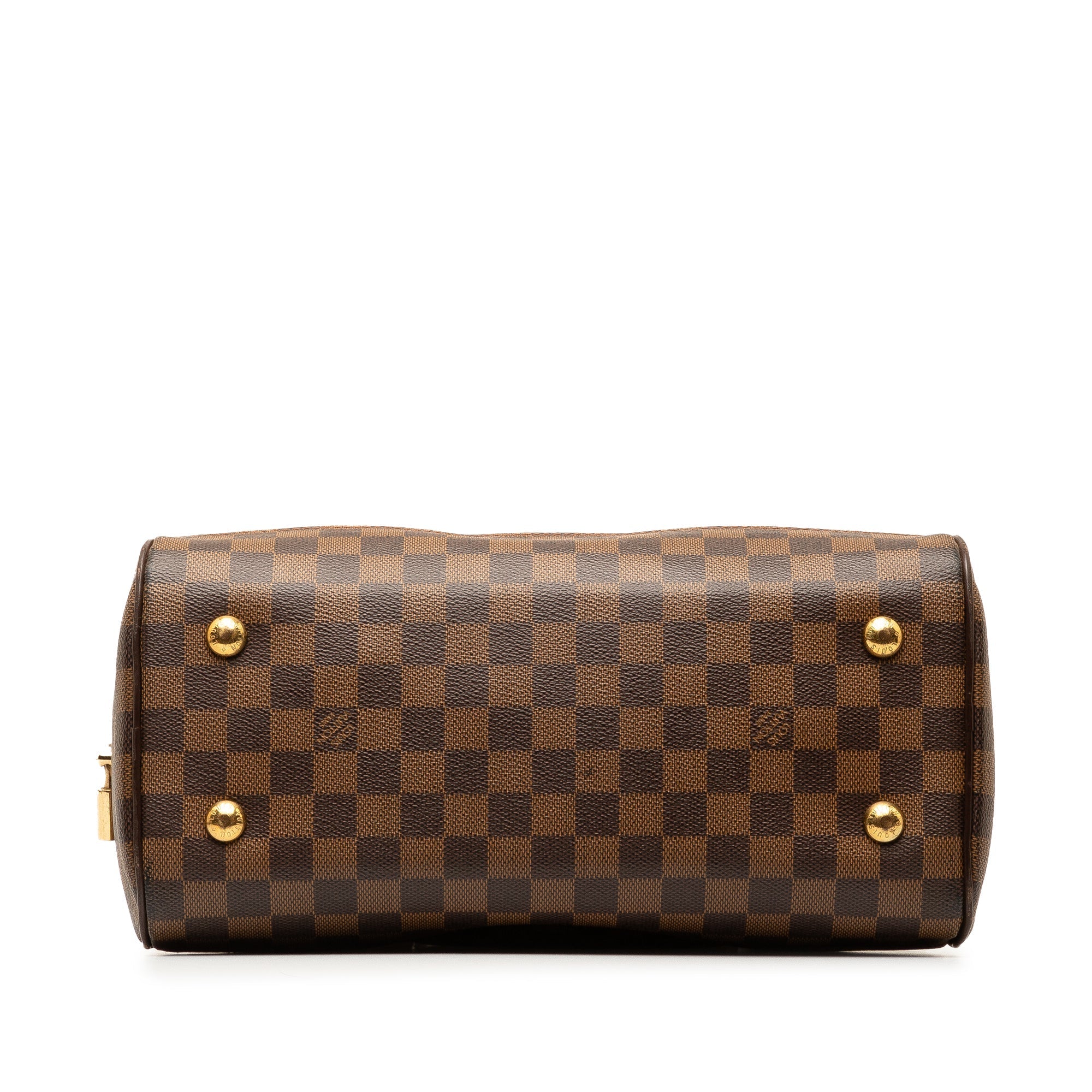 Brown Louis Vuitton Damier Ebene Duomo Handbag