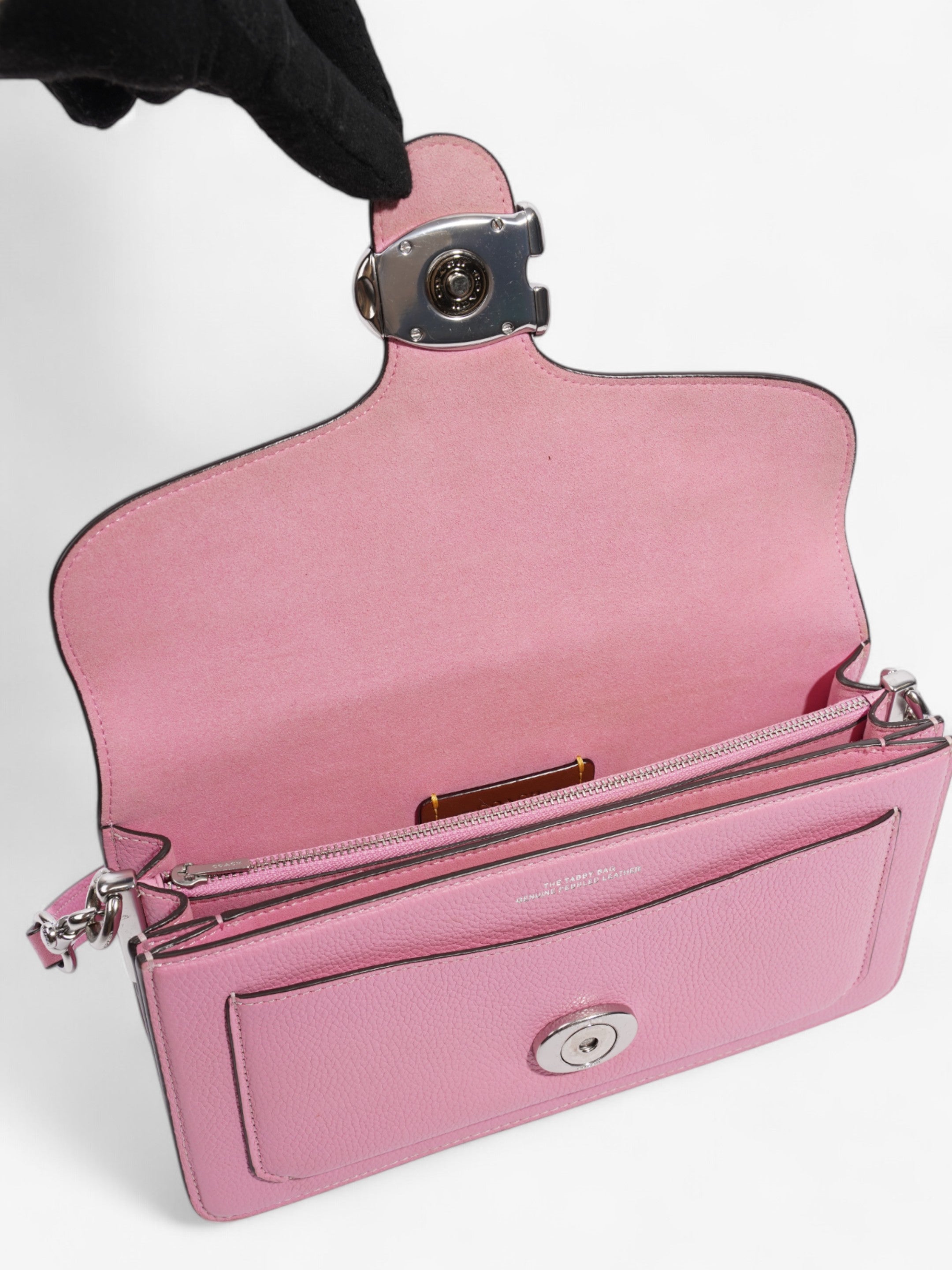 Coach Tabby Bubblegum Pink Grained Leather 26