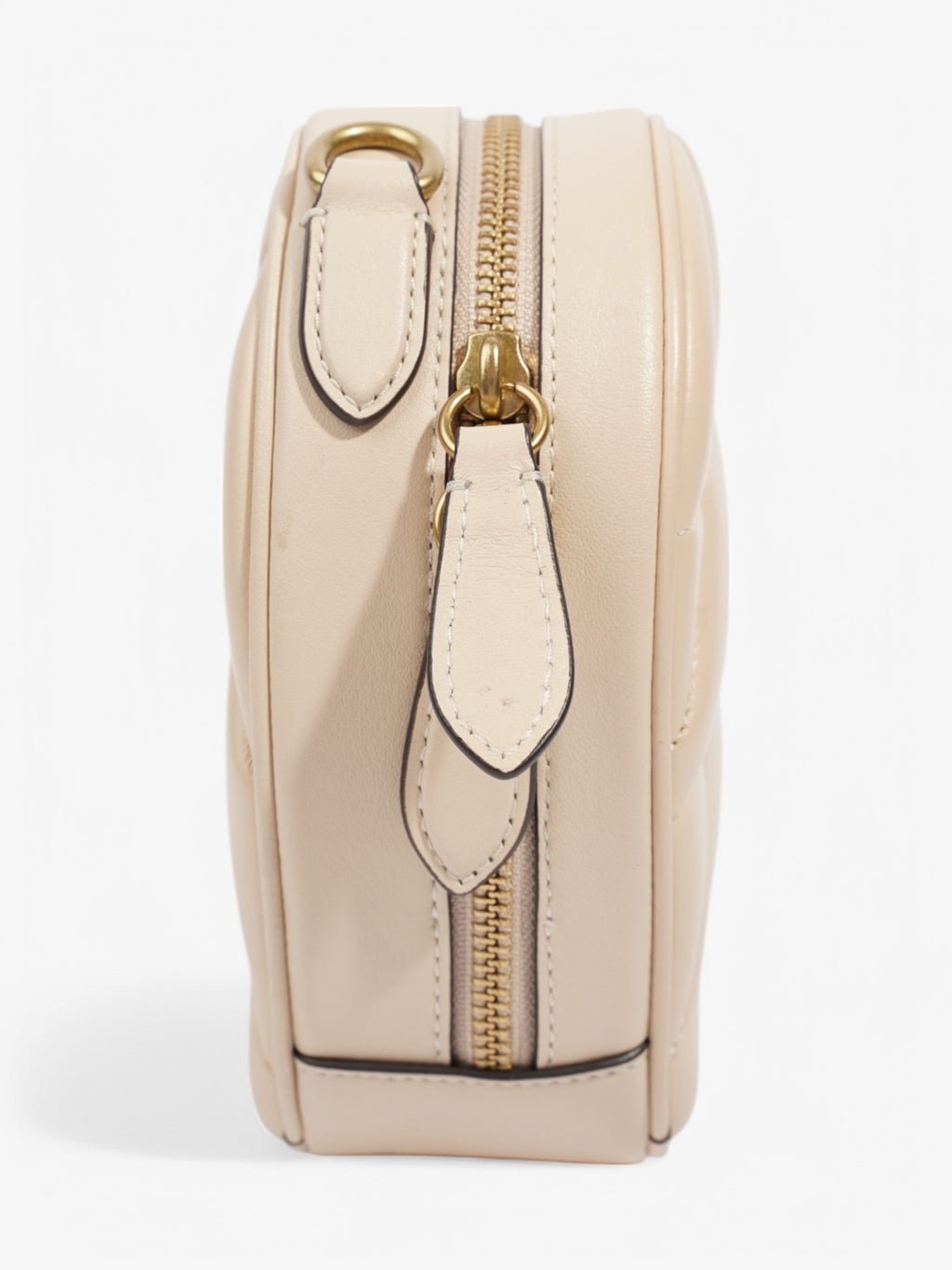 Coach Heart Bag Ivory Leather