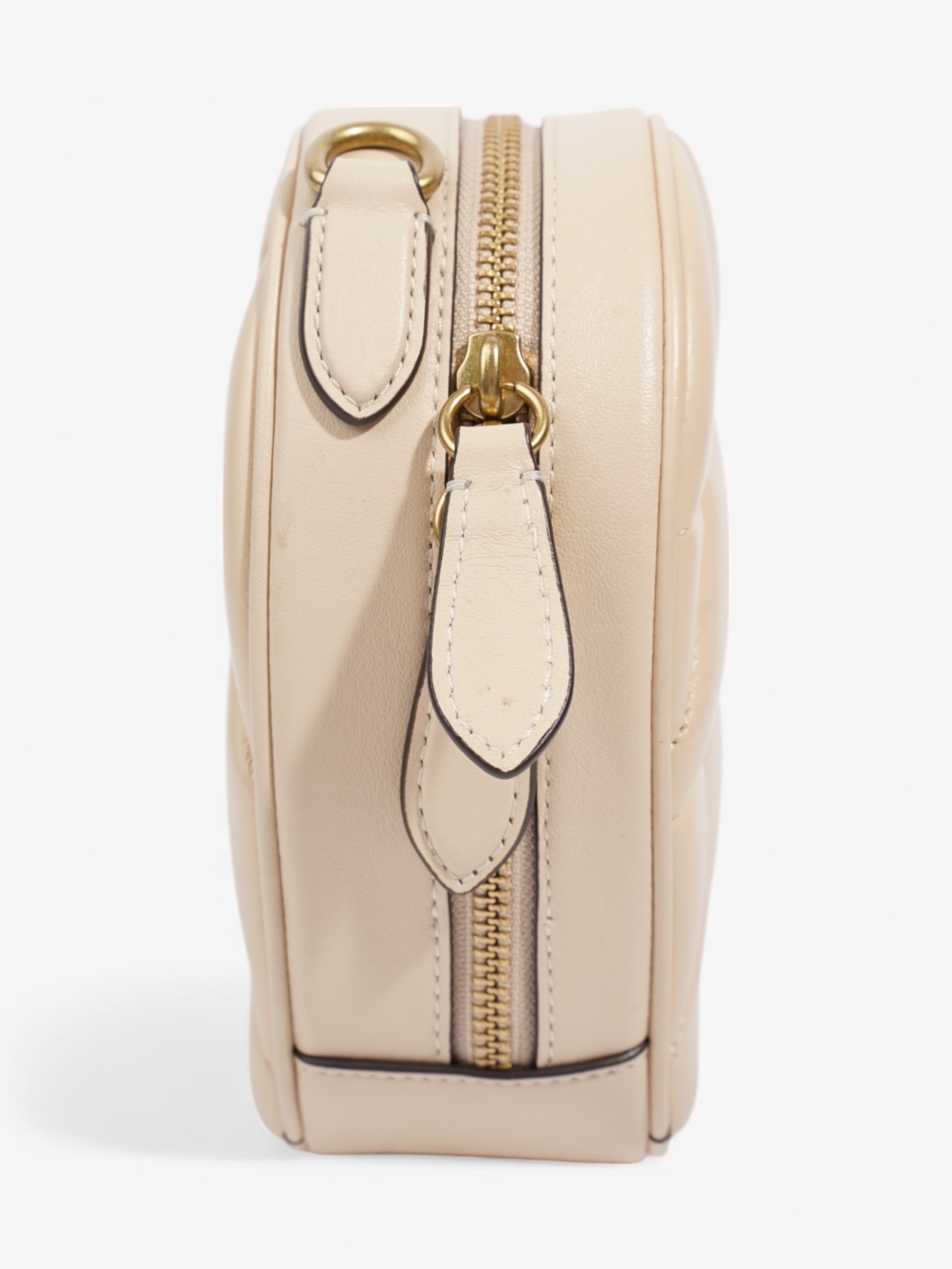 Coach Heart Bag Ivory Leather
