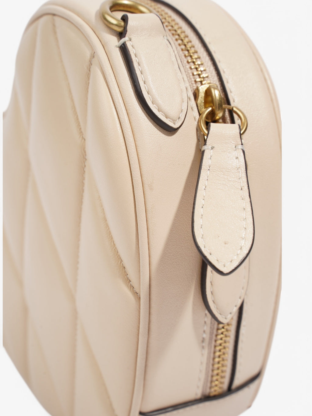 Coach Heart Bag Ivory Leather