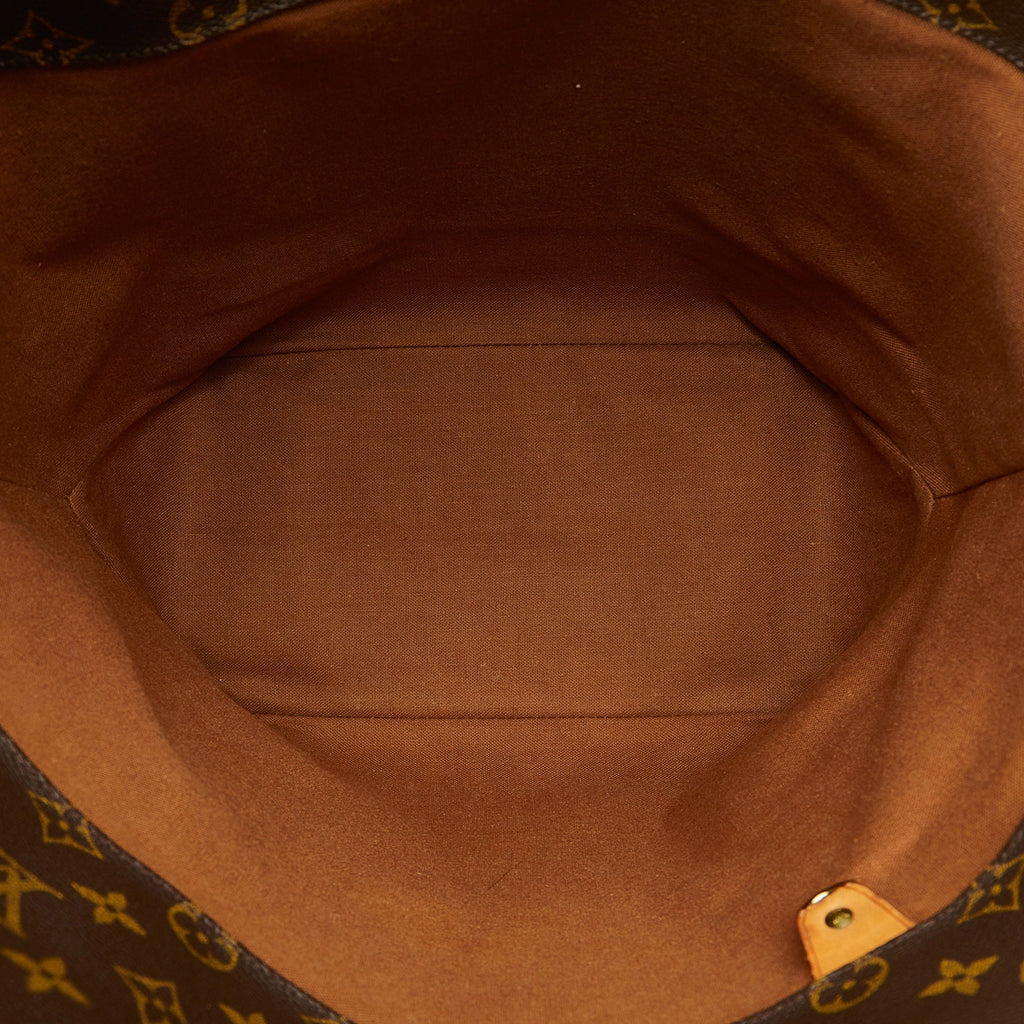 Brown Louis Vuitton Monogram Sac Shopping Tote Bag