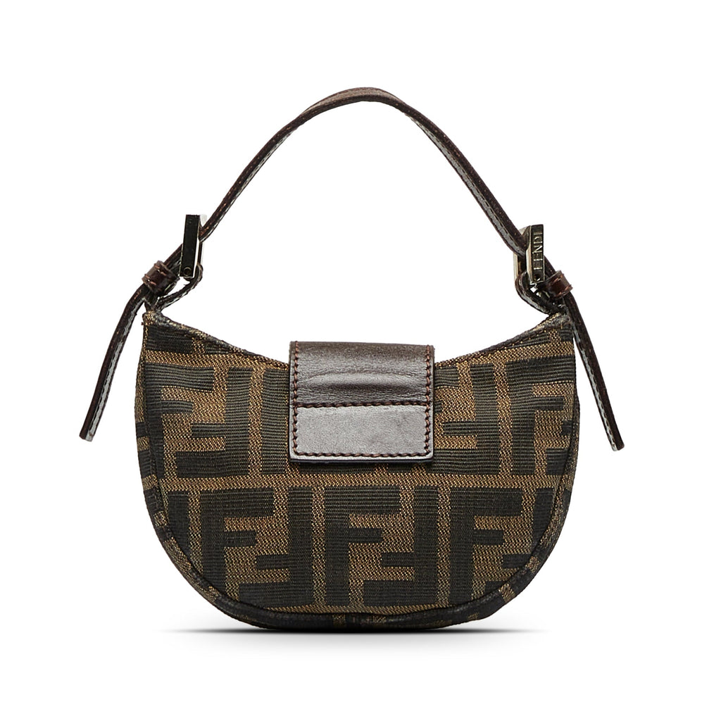 FENDI Mini Zucca Croissant Baguette