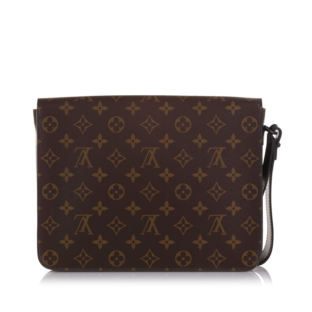 Louis Vuitton Macassar S Lock A4 Monogram Canvas