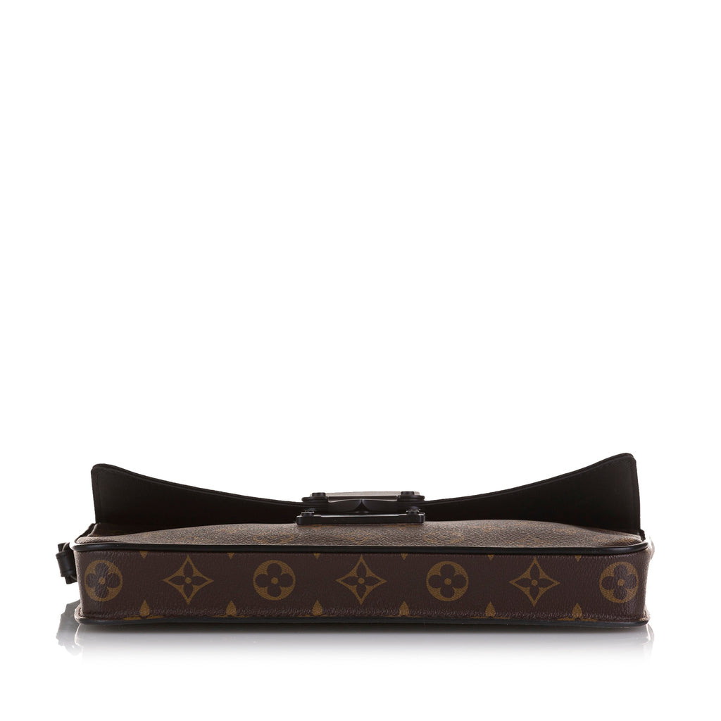 Louis Vuitton Macassar S Lock A4 Monogram Canvas