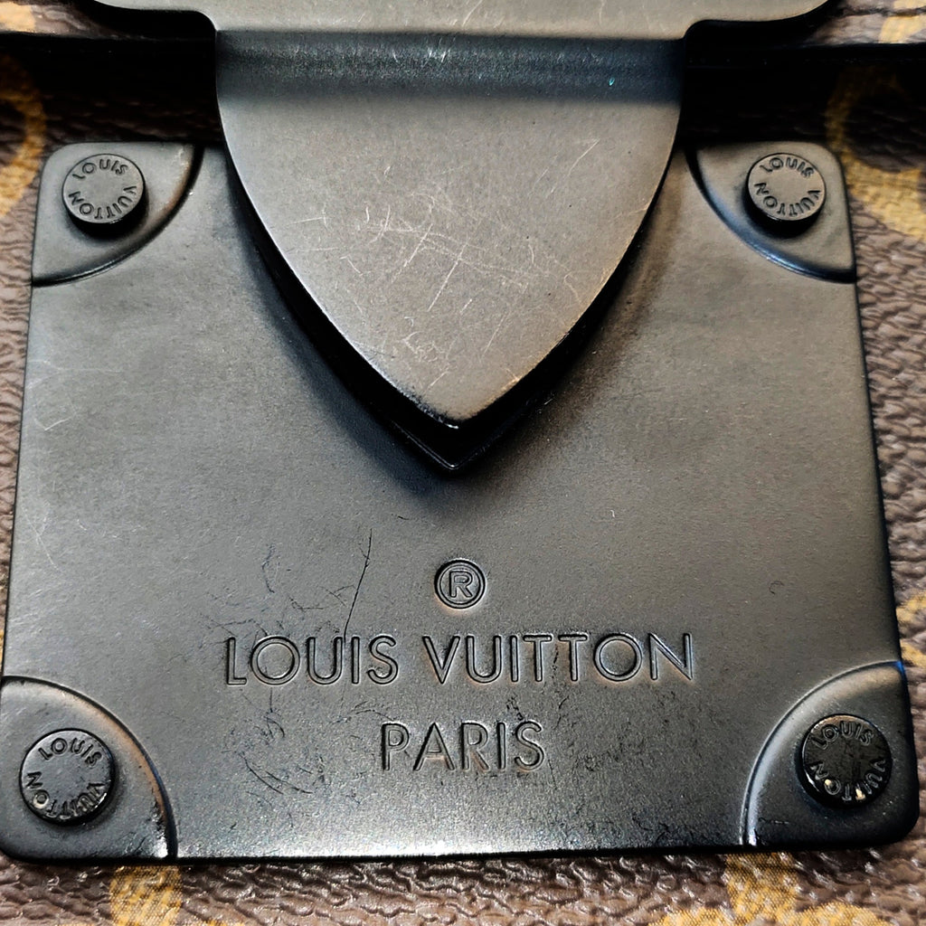 Louis Vuitton Macassar S Lock A4 Monogram Canvas
