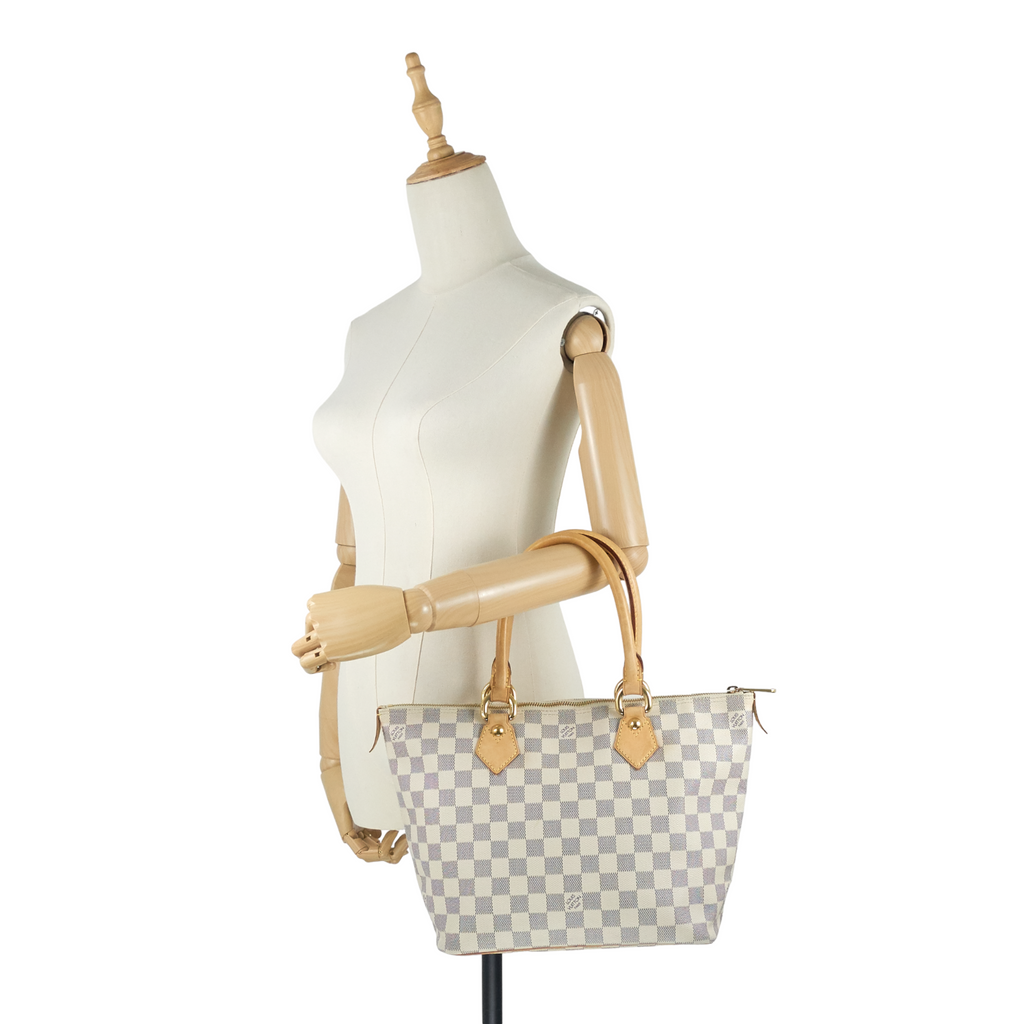 Louis Vuitto Saleya PM Damier Azur Canvas Bag