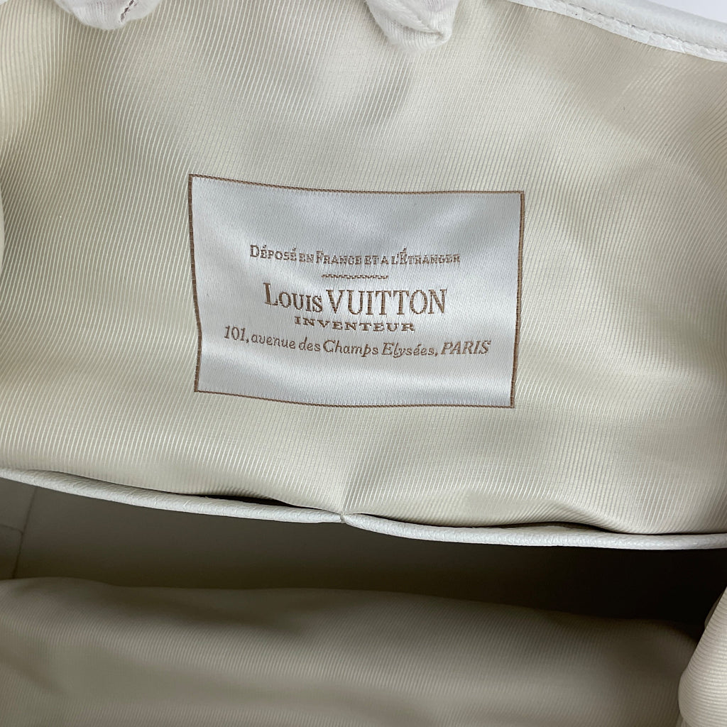 Louis Vuitto Sabbia Besace Blanc Monogram Canvas Limited Edition Bag