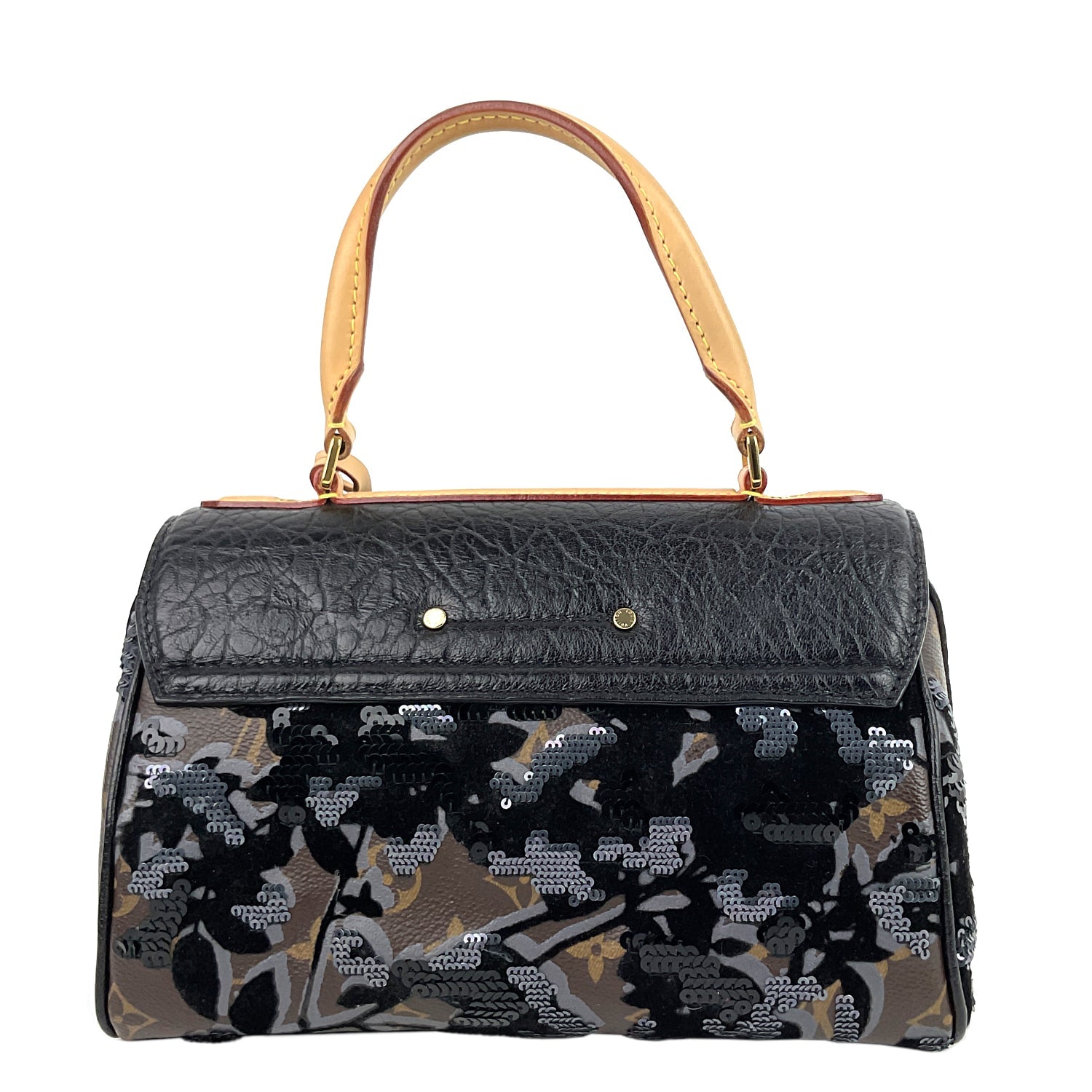 Louis Vuitto Carrousel Fleur de Jais Monogram Canvas Bag