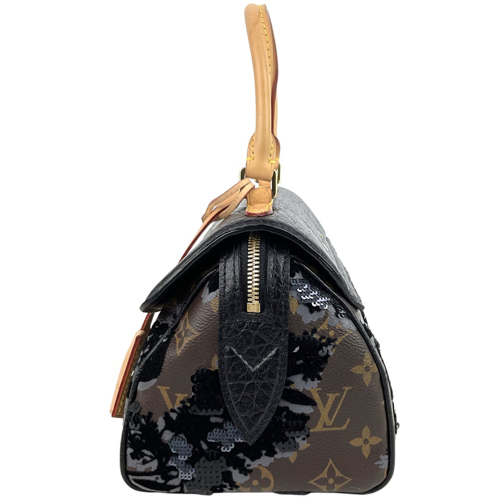 Louis Vuitto Carrousel Fleur de Jais Monogram Canvas Bag