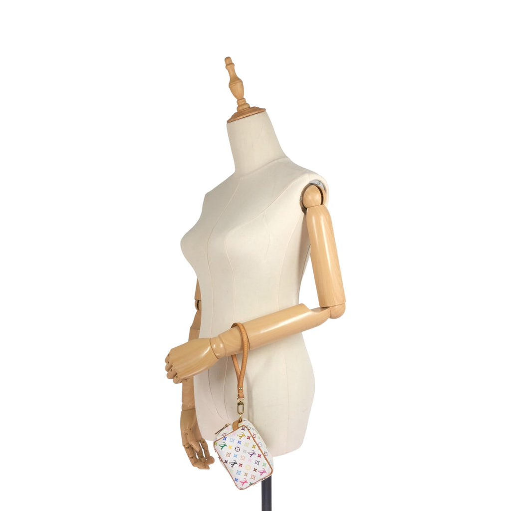 Louis Vuitto Wapity Multicoloure Canvas Wrist Pouch