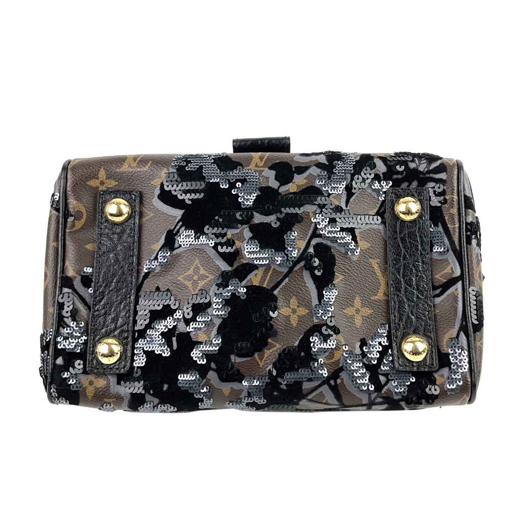 Louis Vuitto Carrousel Fleur de Jais Monogram Canvas Bag