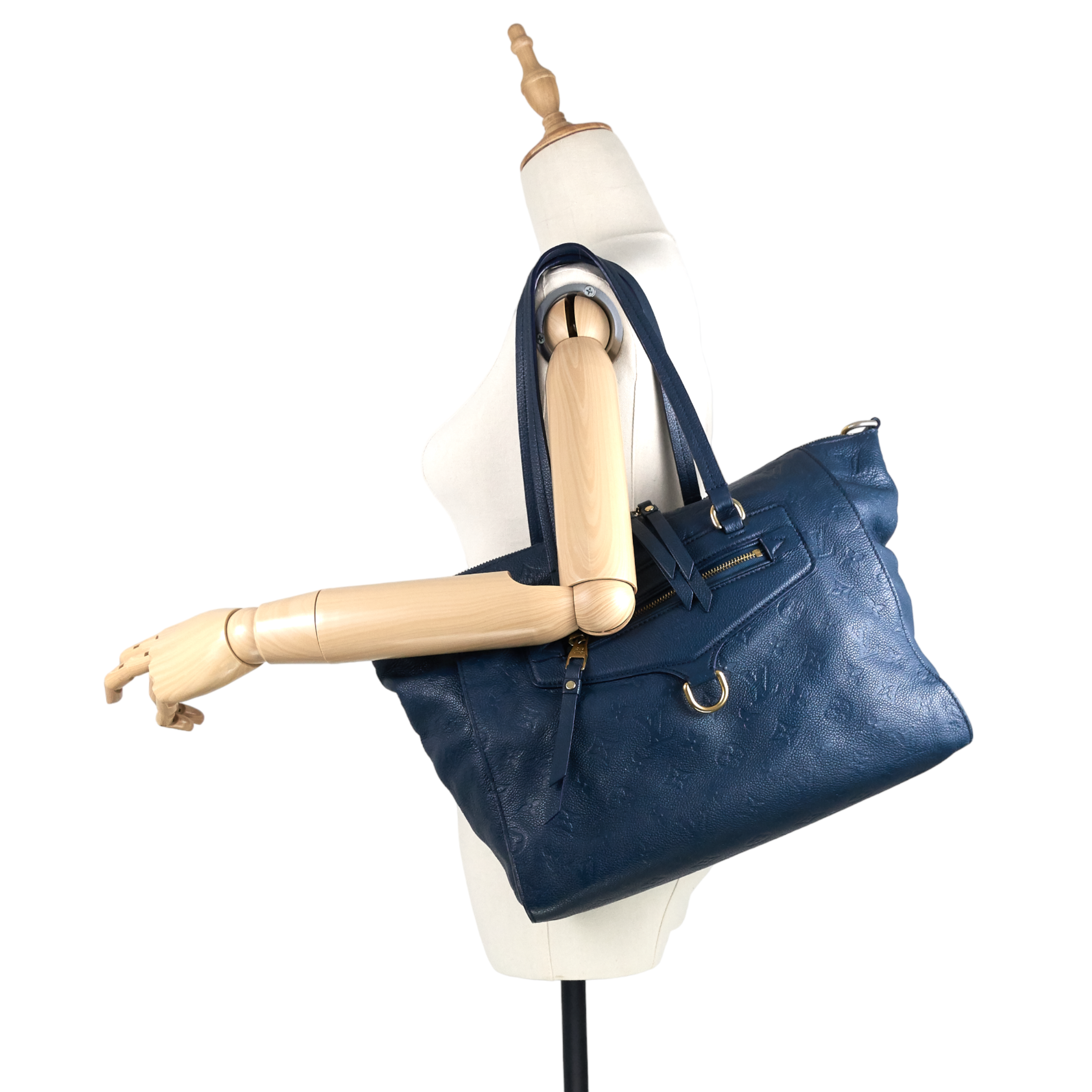 Louis Vuitto Lumineuse Monogram Empreinte Leather Bag
