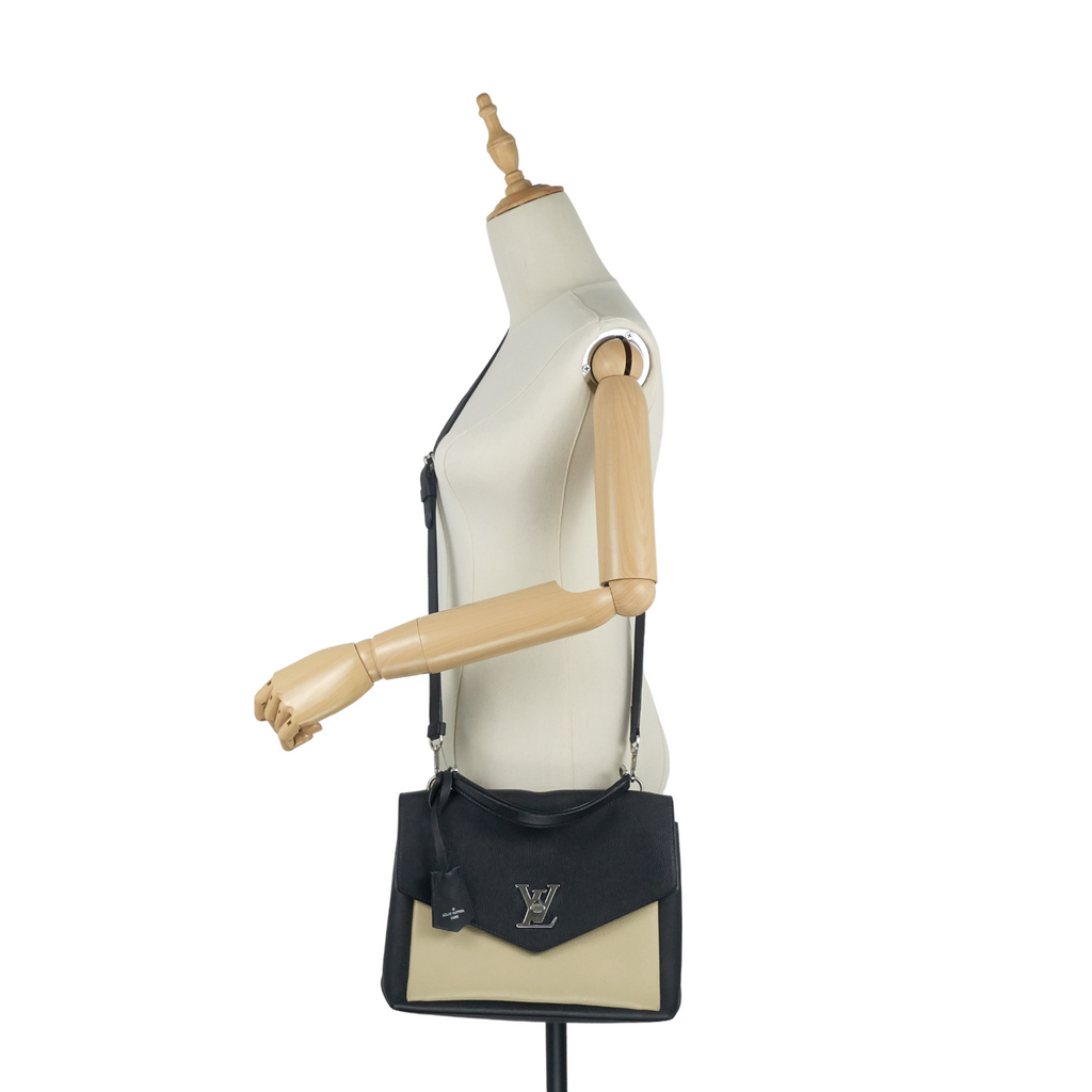 Louis Vuitto MyLockme Calfskin Leather Top Handle Bag