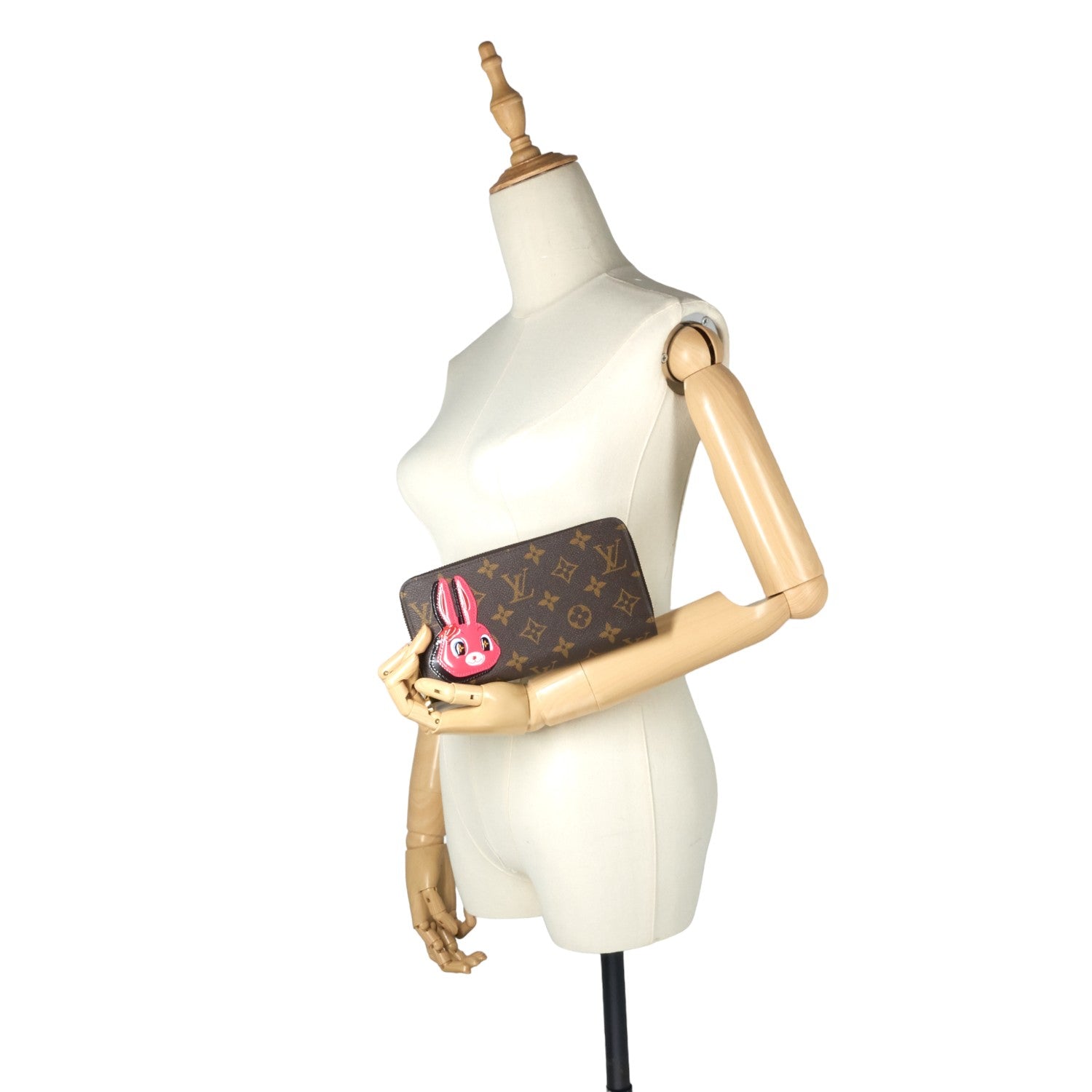 Louis Vuitto Zippy Rabbit Monogram Canvas Wallet