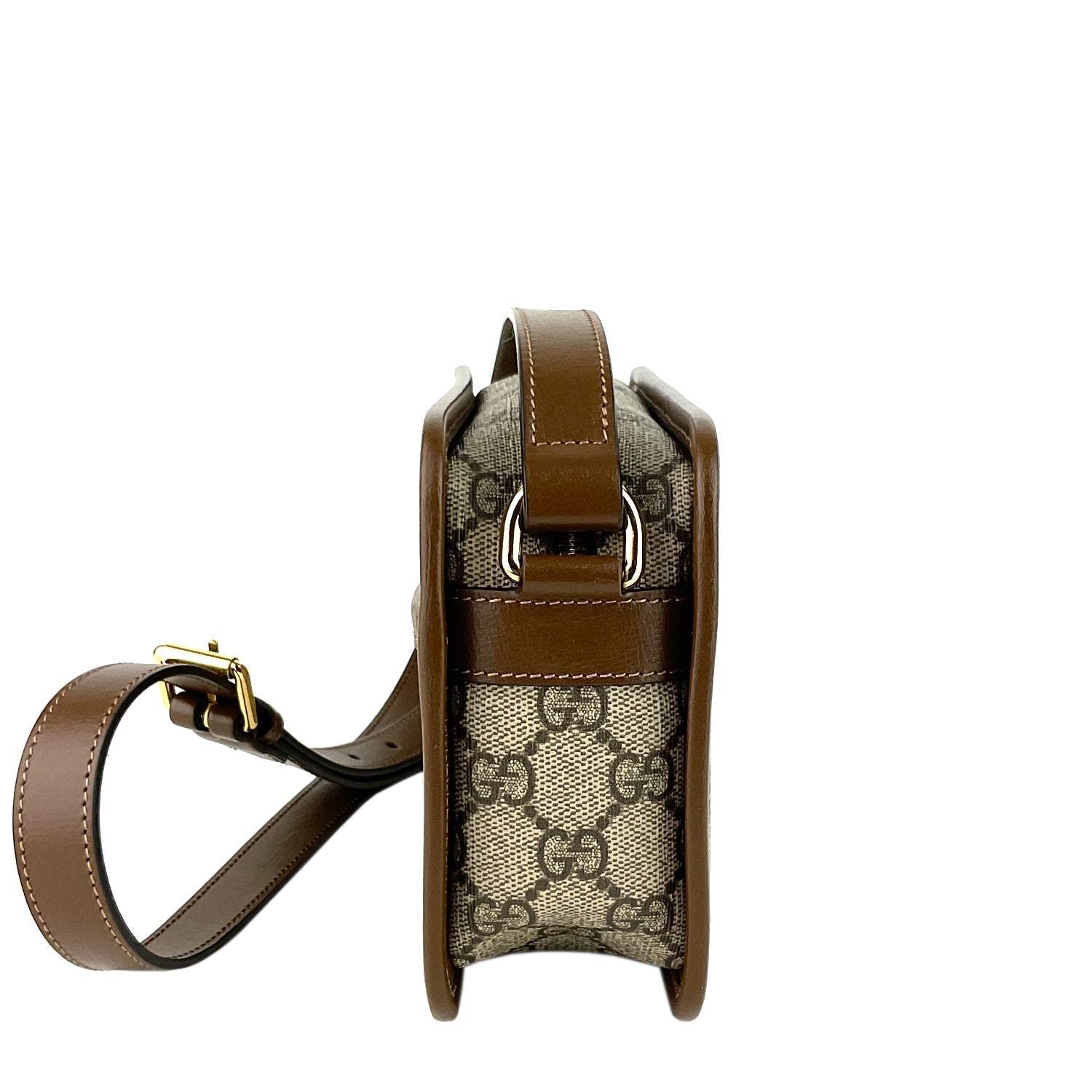 Gucci â€˜Mini Bag with Interlocking Gâ€™ Monogram Canvas Bag