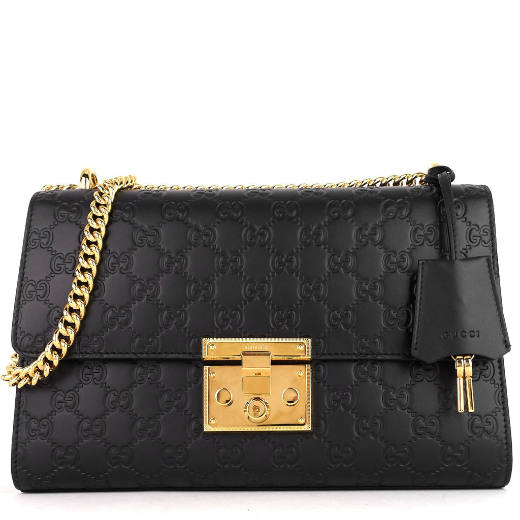 Gucci Padlock Medium Guccissima Leather Bag