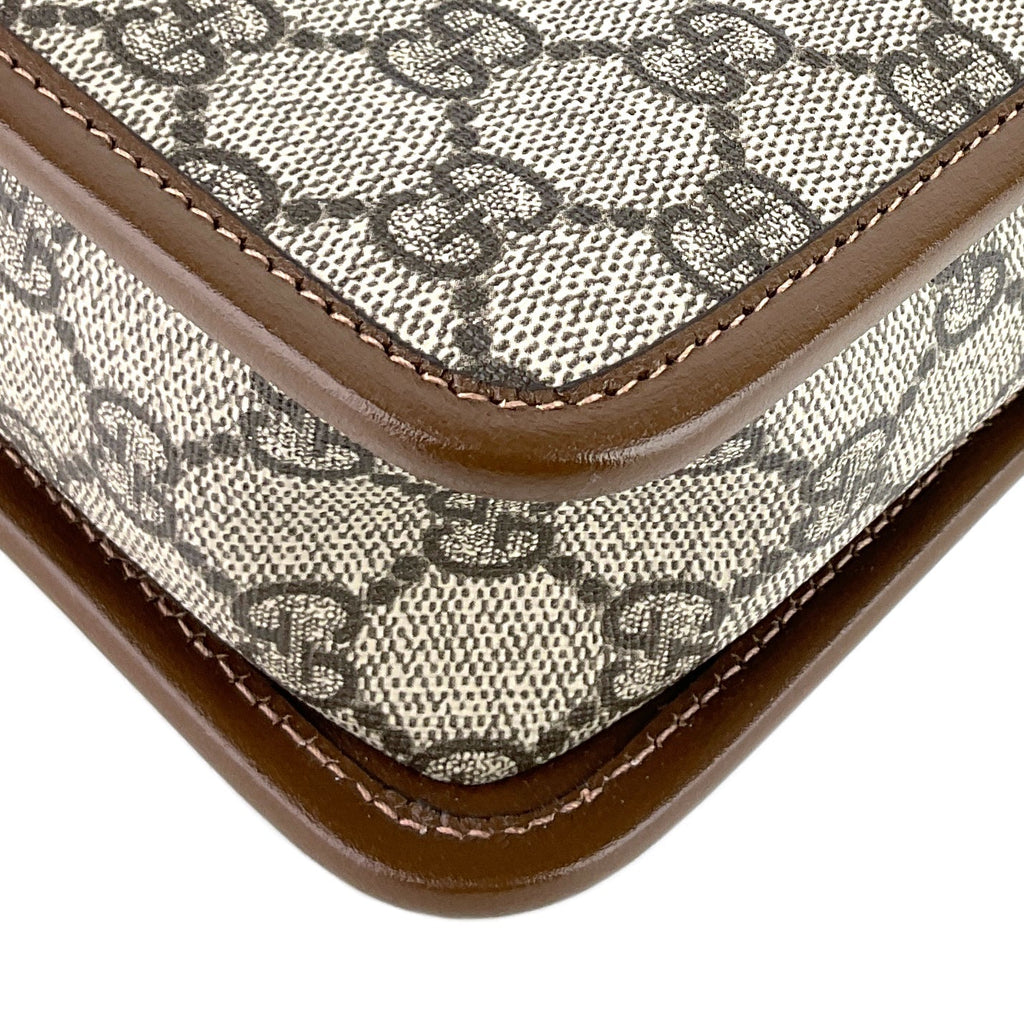 Gucci â€˜Mini Bag with Interlocking Gâ€™ Monogram Canvas Bag