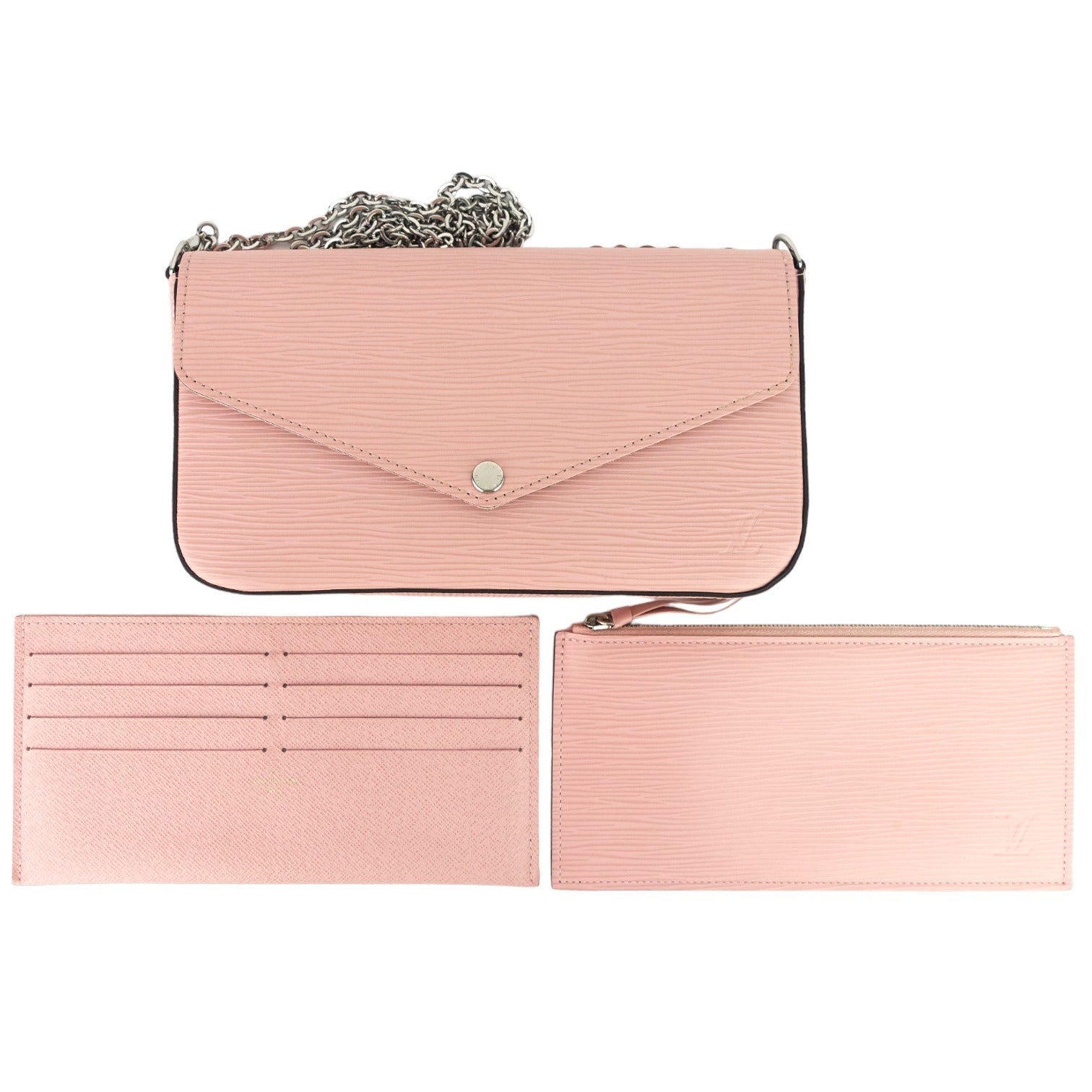 Louis Vuitto Felicie Epi Leather Pochette Bag