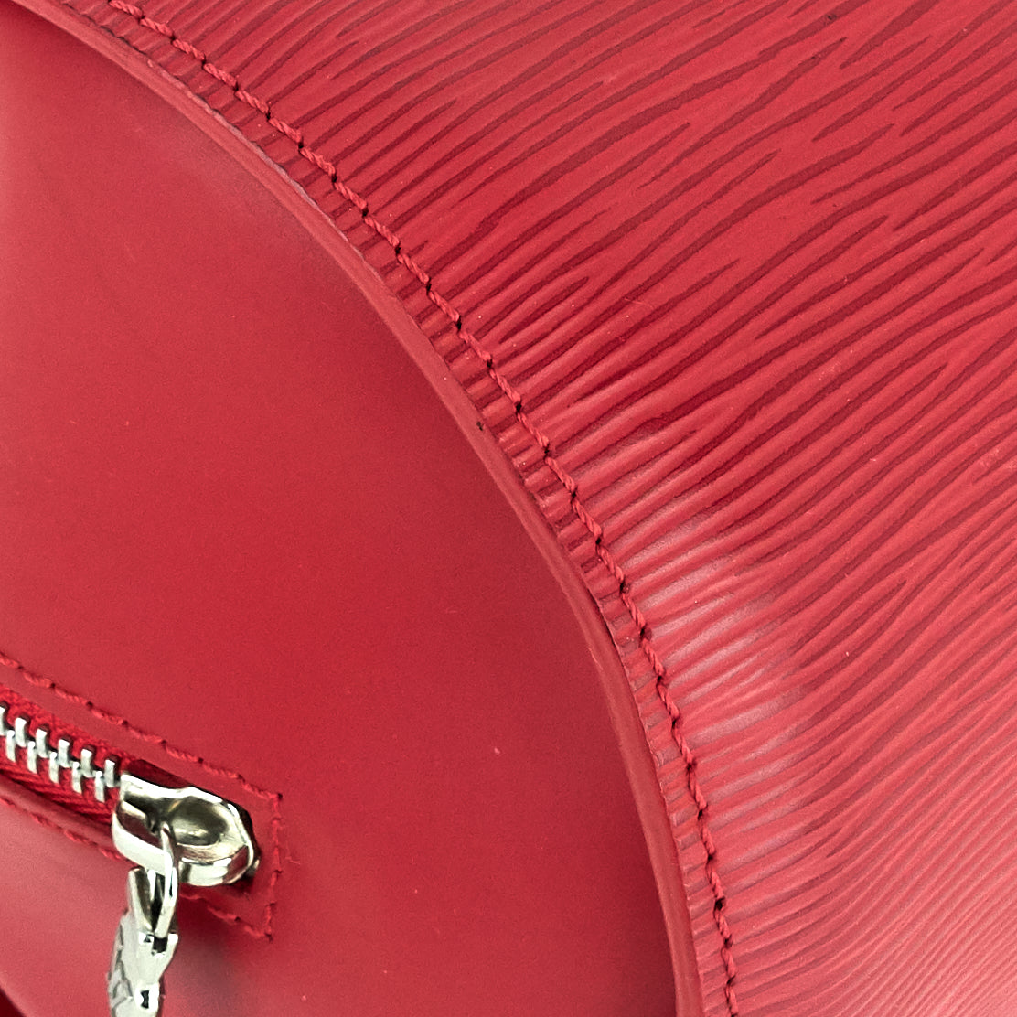 Louis Vuitto Papillon 30 Epi Leather Bag with Pouch