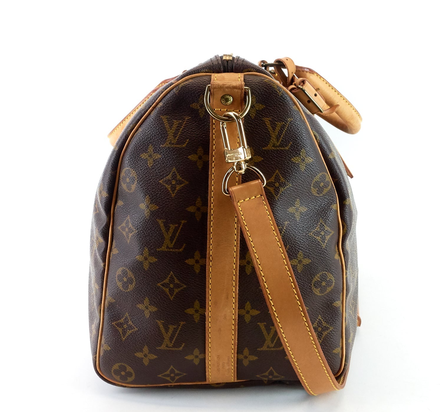 Louis Vuitto Keepall 45 Bandouliere Monogram Canvas Bag