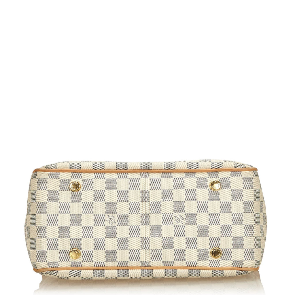 Louis Vuitto Figheri PM Damier Azur Canvas Bag