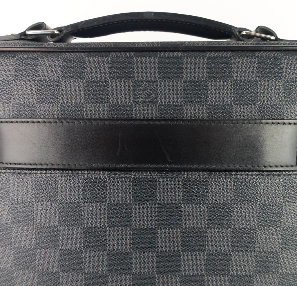 Louis Vuitto Steeve Damier Graphite Canvas Briefcase Bag