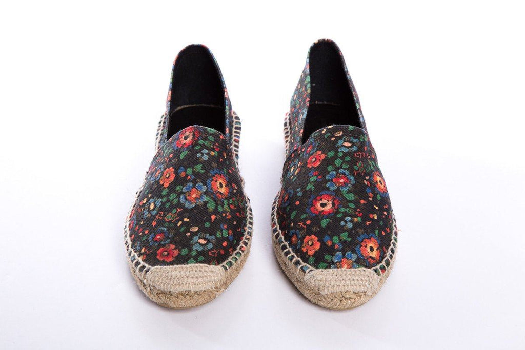 Isabel Marant ÃƒÆ’Ã¢â‚¬Â°toile Navy Floral Espadrilles SZ 37