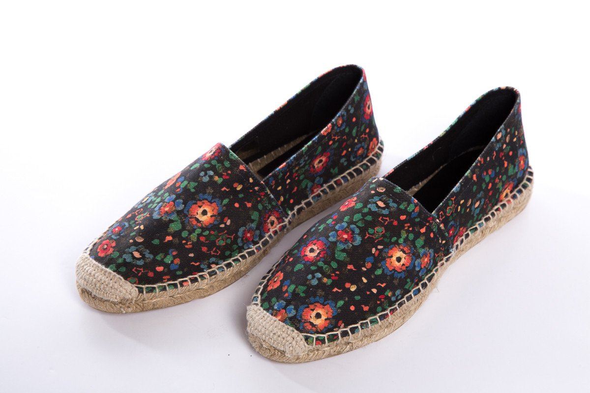 Isabel Marant ÃƒÆ’Ã¢â‚¬Â°toile Navy Floral Espadrilles SZ 37