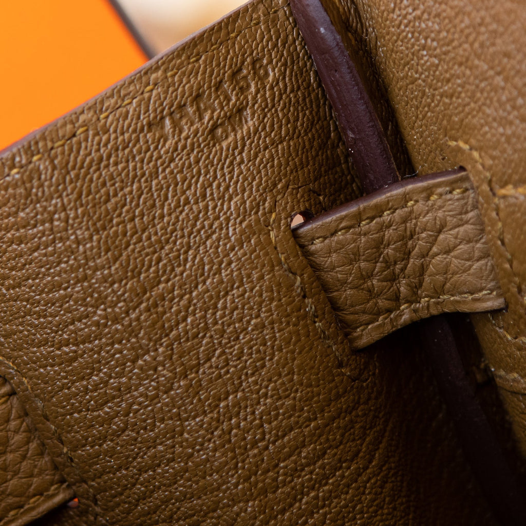 Hermes Bronze Dore Birkin 30 Bag