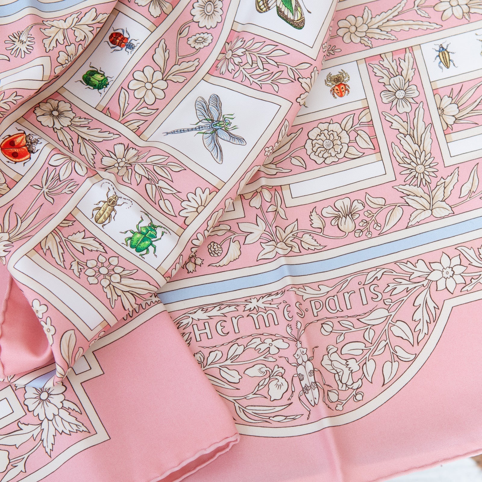 Hermes Silk Scarf Joyaux de L'Ete Jacquelot 90 cm