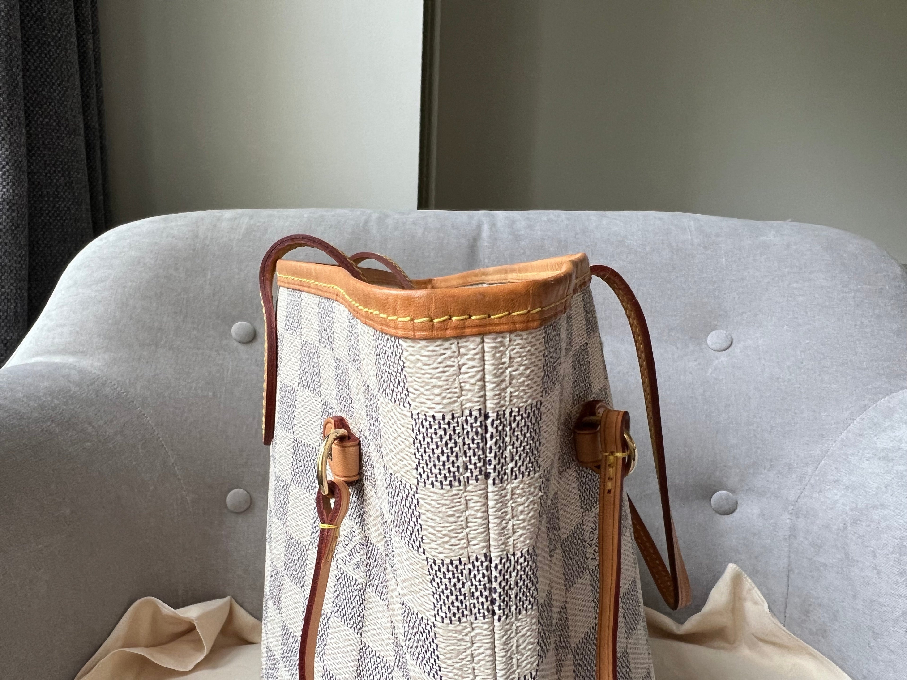 Louis Vuitton Neverfull MM  Damier Azur (RRP £1,410)