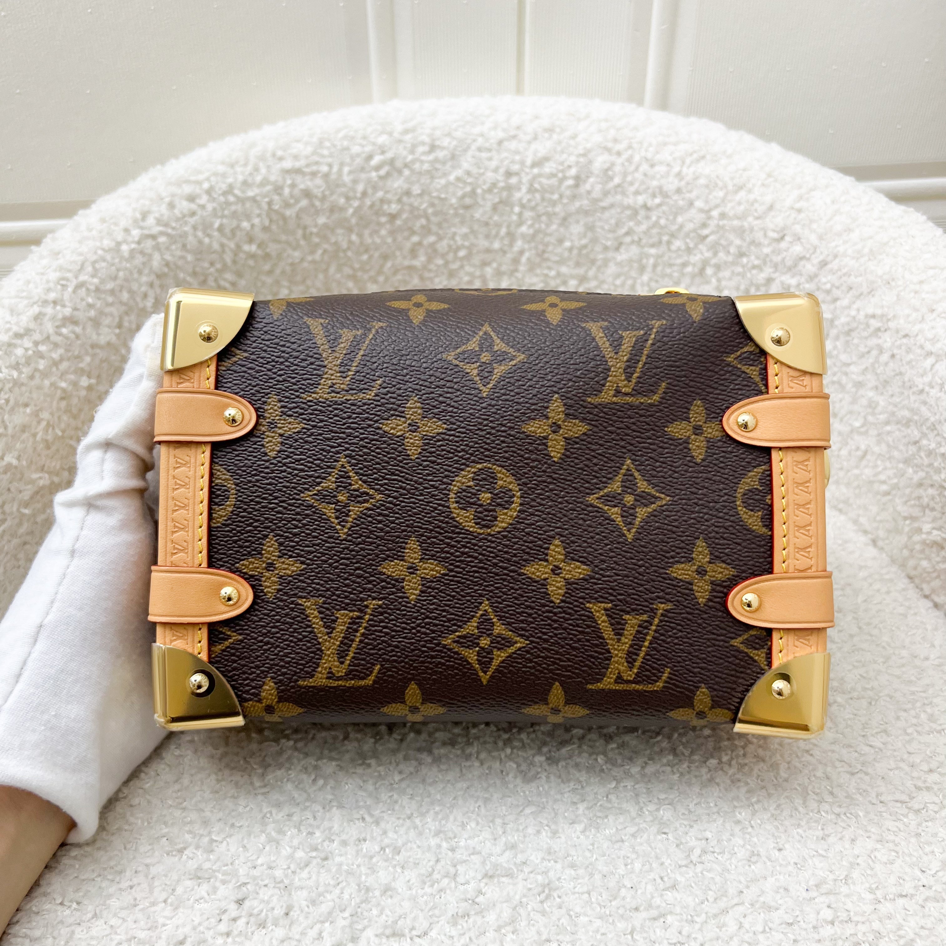 LV Side Trunk PM Bag in Monogram Canvas and GHW