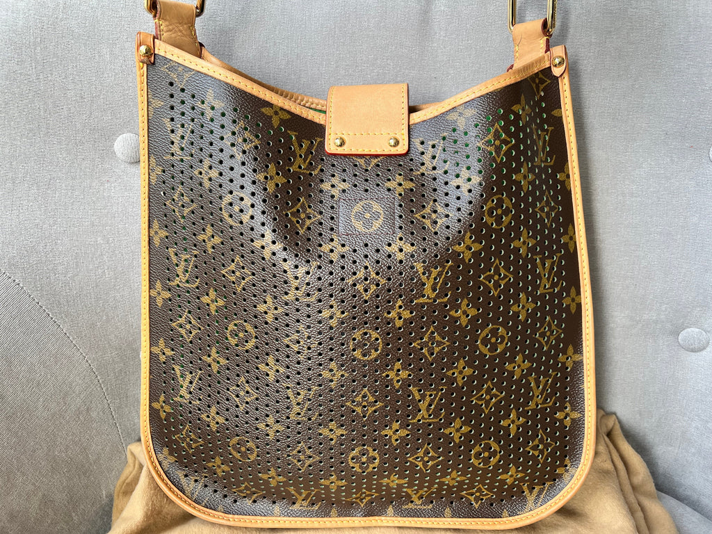 Louis Vuitton Perforated Monogram Green Musette Bag