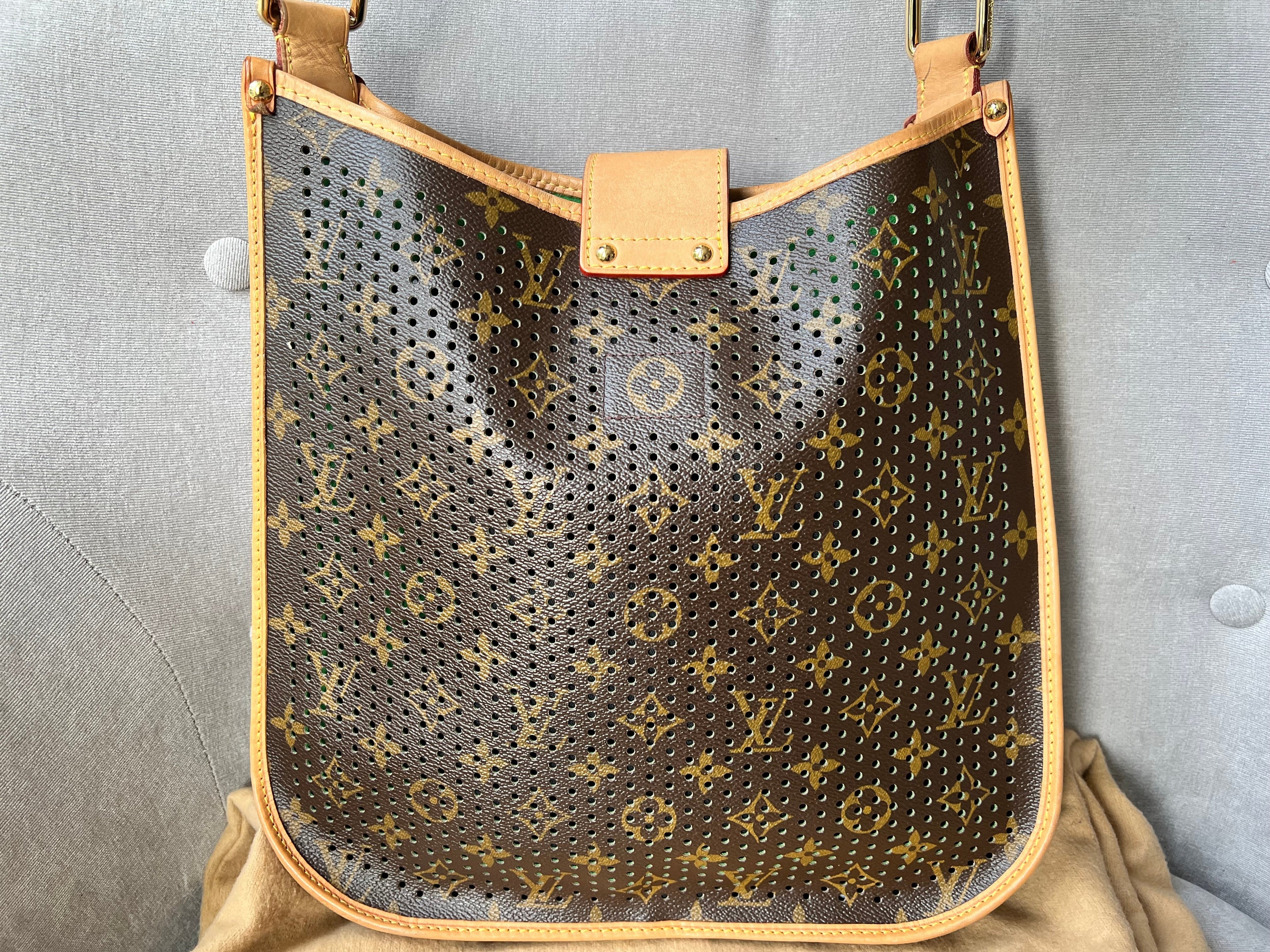 Louis Vuitton Perforated Monogram Green Musette Bag