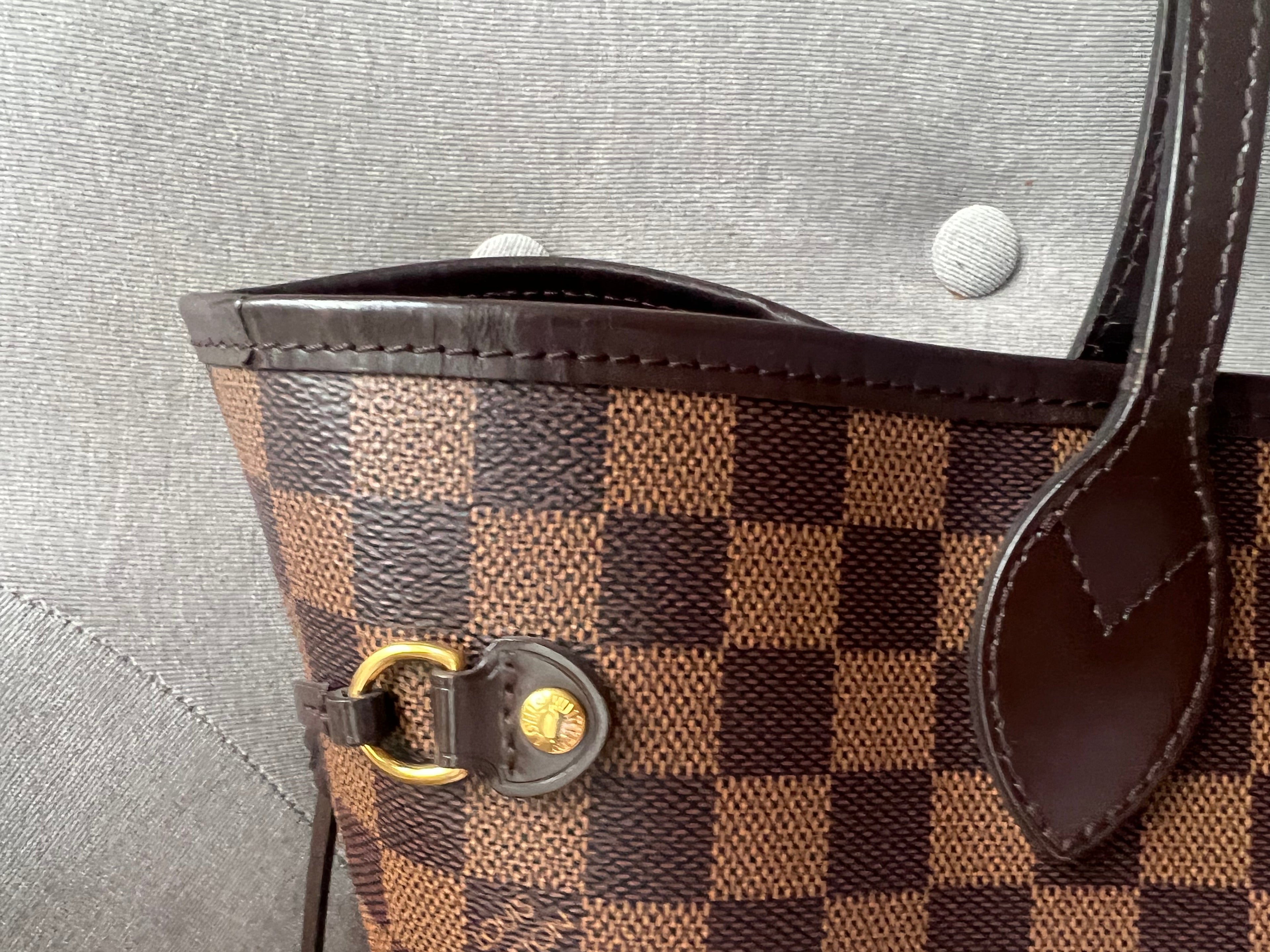 Louis Vuitton Neverfull MM Damier Ebene Cherry Interior (RRP £1,410)