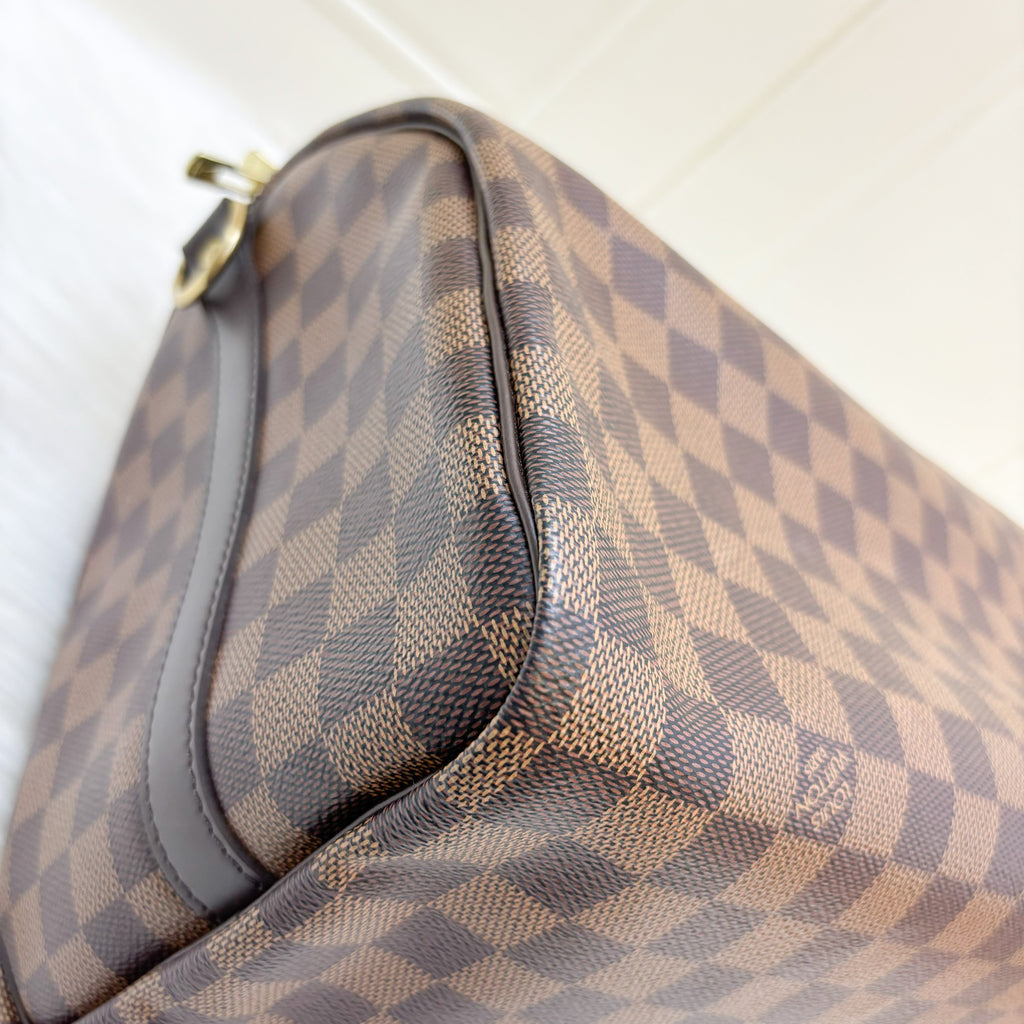 LV Speedy 30 Bandouliere in Damier Ebene Canvas GHW