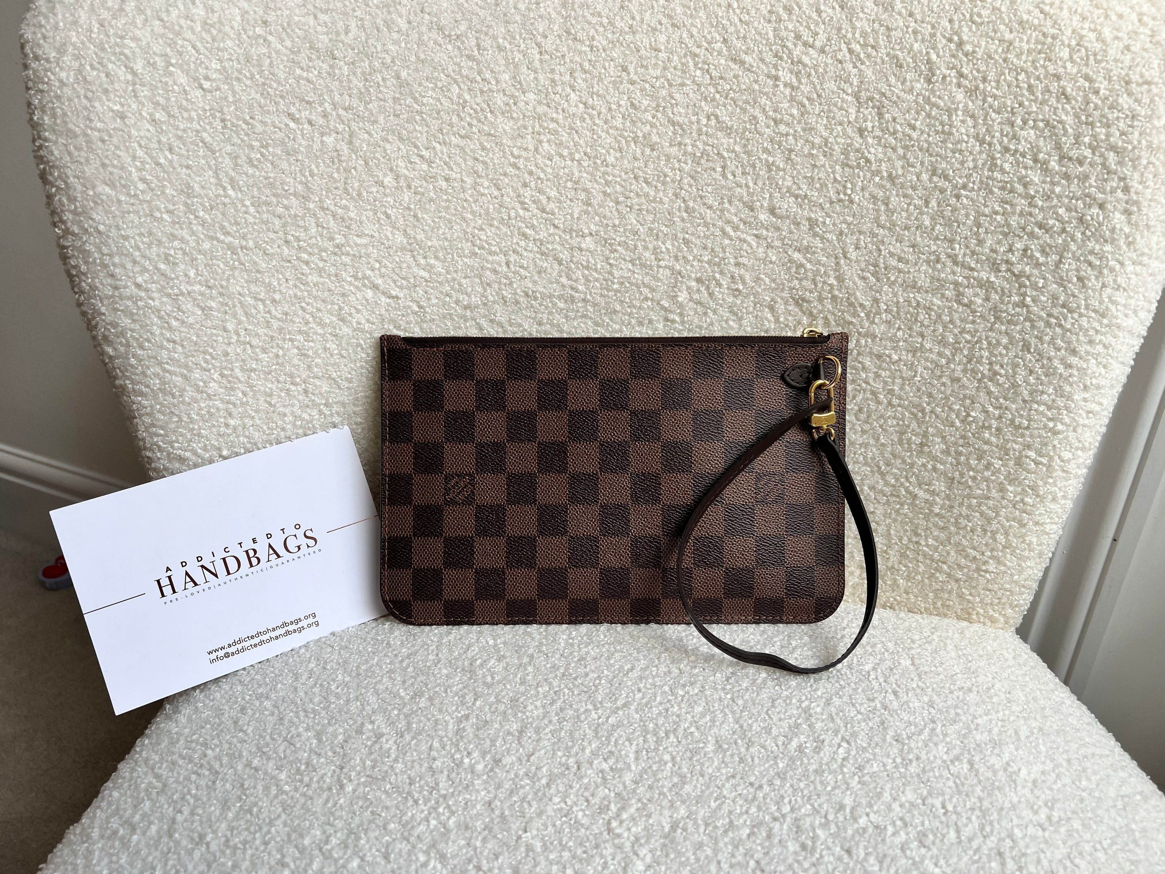 Louis Vuitton Pouch (from Neverfull) in Damier Ebene