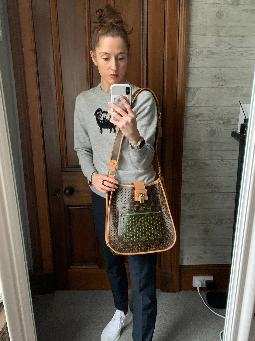 Louis Vuitton Perforated Monogram Green Musette Bag