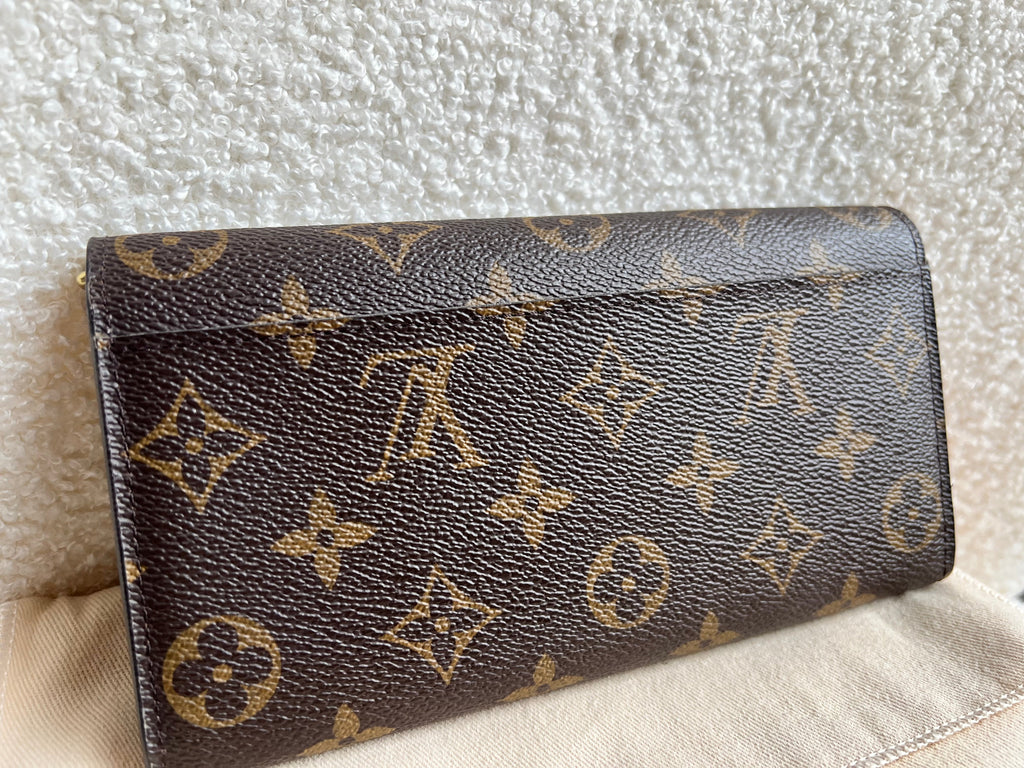 Louis Vuitton Sarah Wallet in Monogram and Brown  (RRP £485)