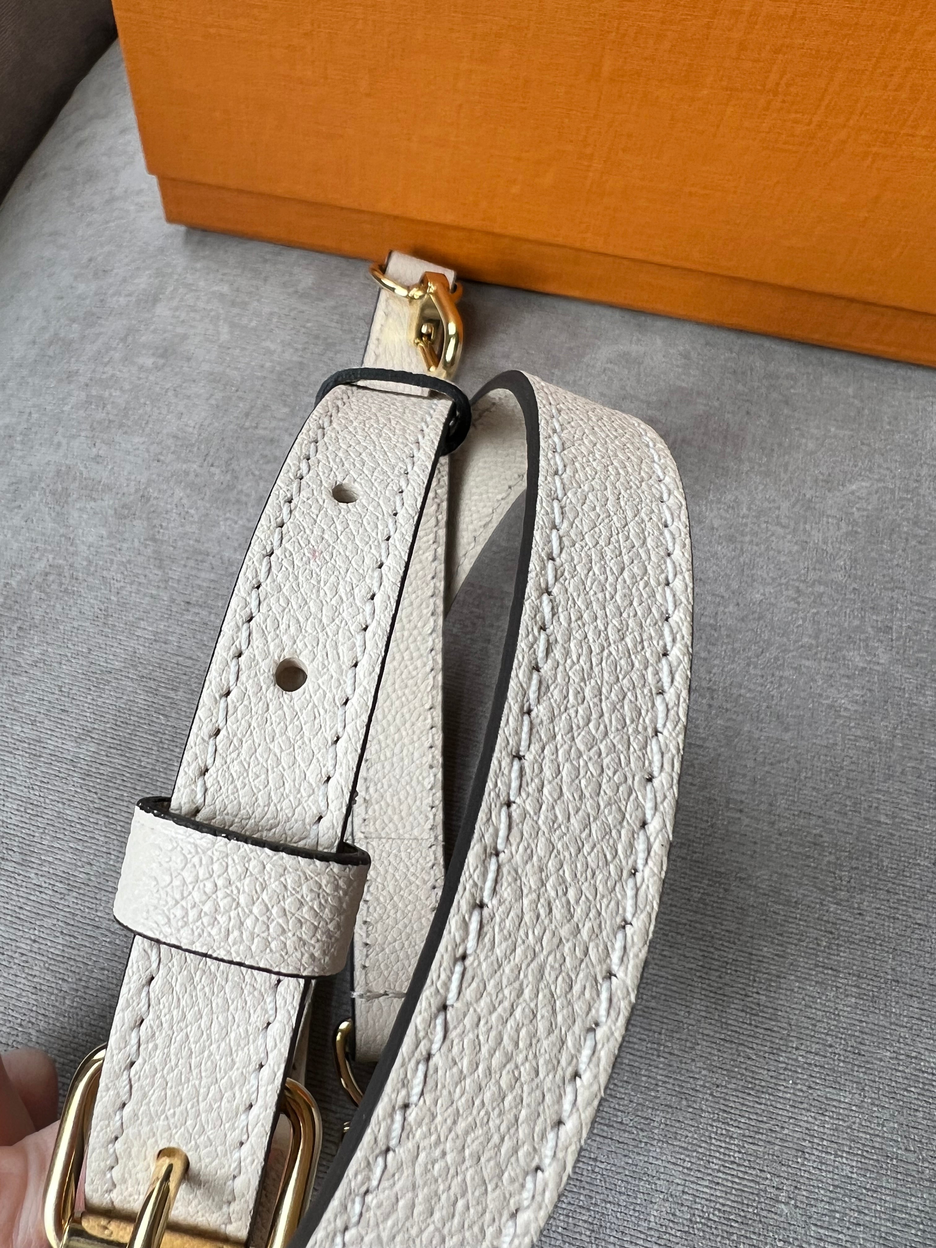 Louis Vuitton On the Go Crème PM Empreinte (RRP £2,380)