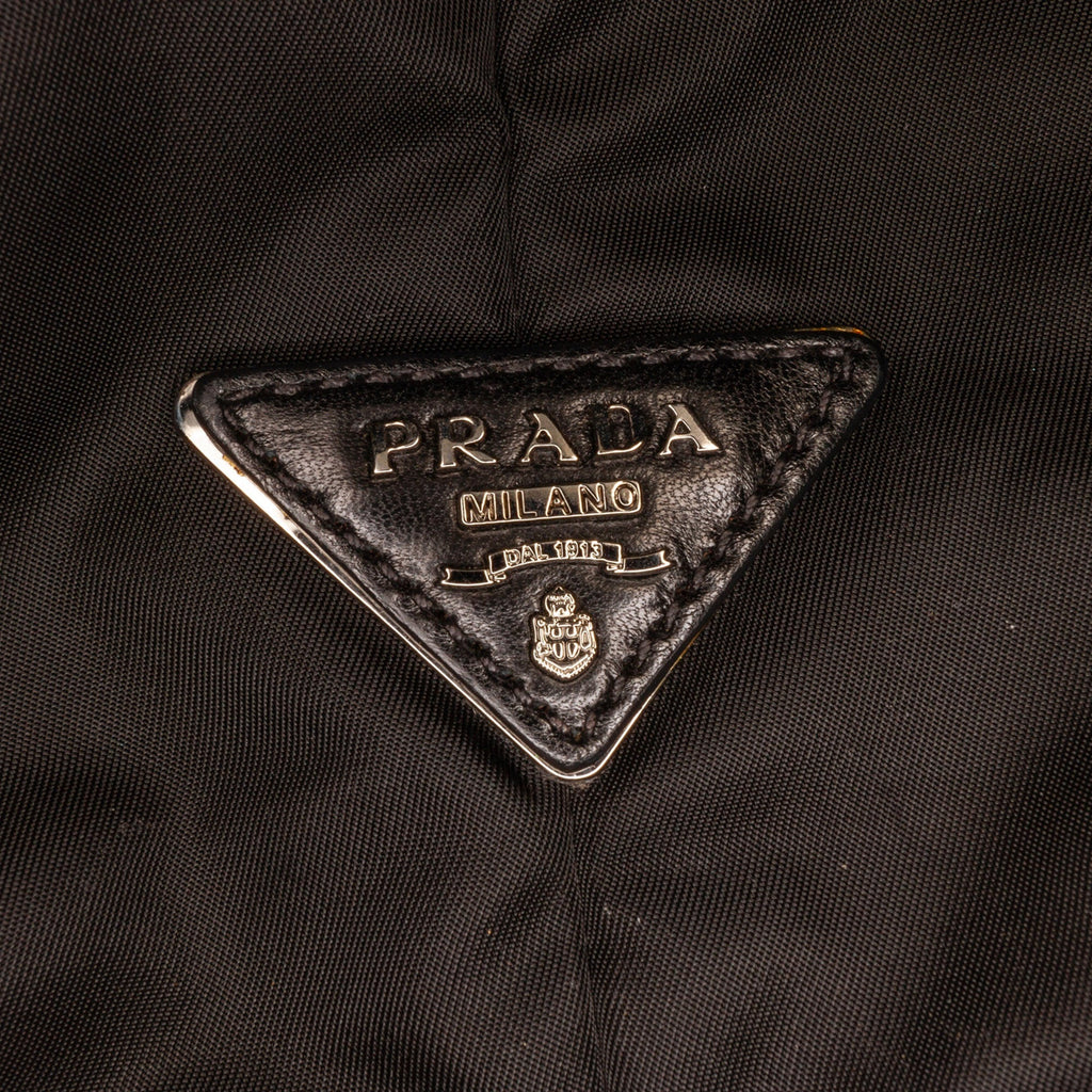 Black Prada Tessuto Reversible Tote