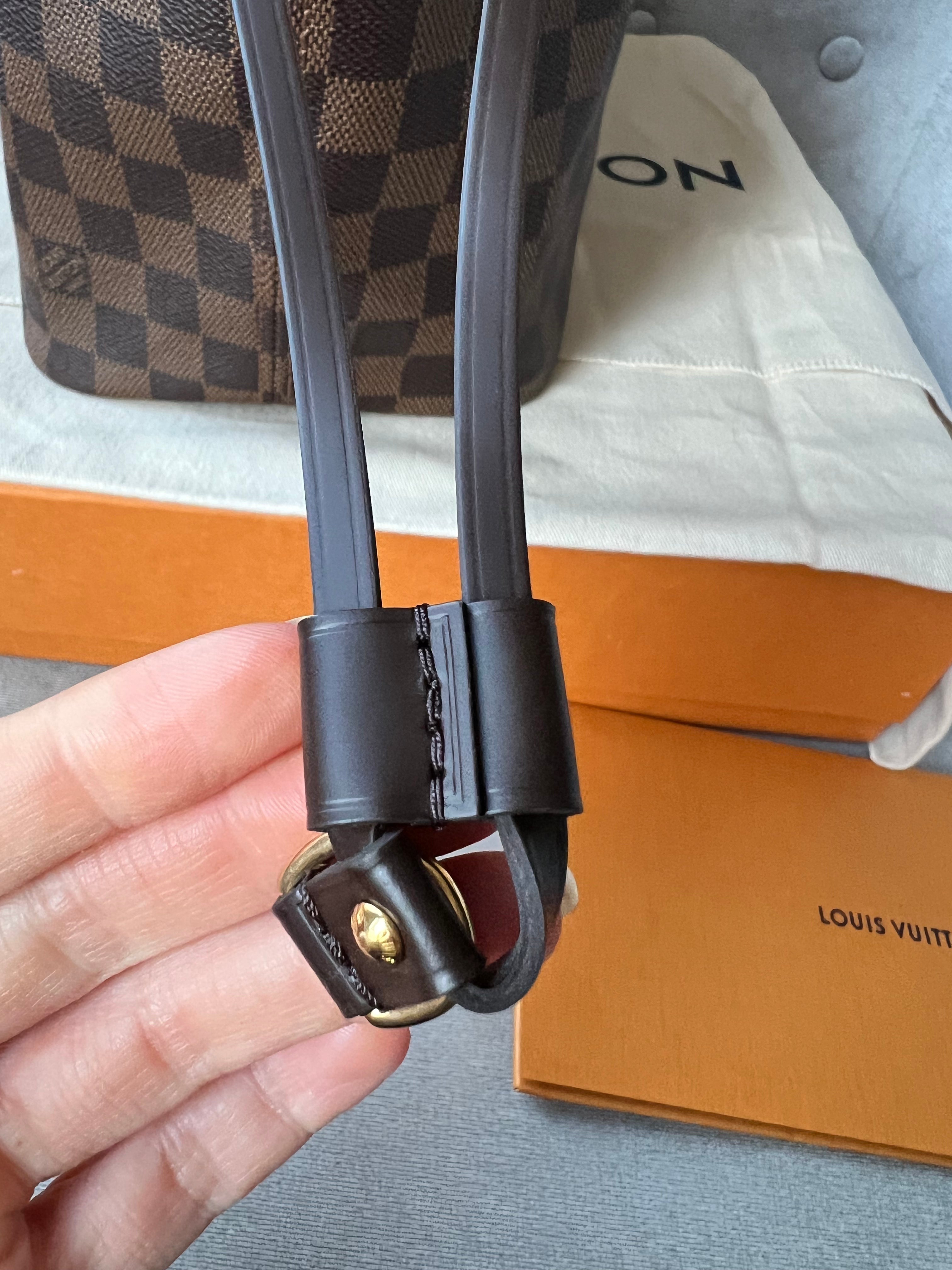 Louis Vuitton Neverfull MM Damier Ebene Rose Ballerine (RRP £1,410)