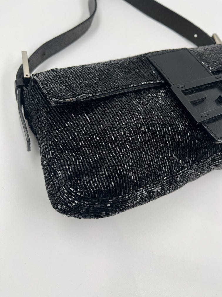Fendi Sequin Beaded Baguette Bag